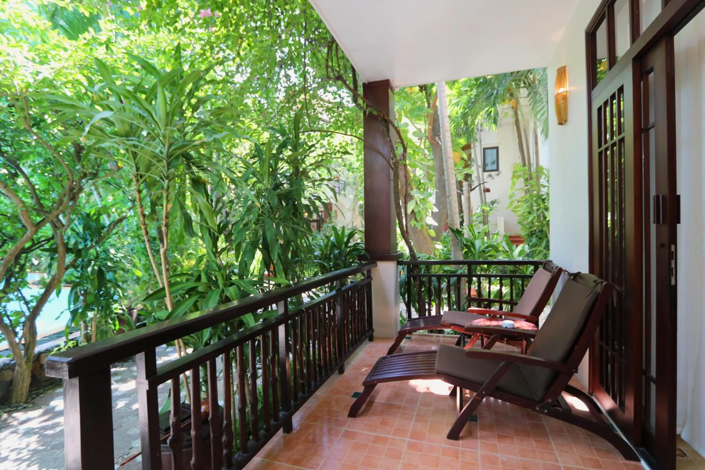 Balcony/Terrace in Bamboo Village Beach Resort & Spa