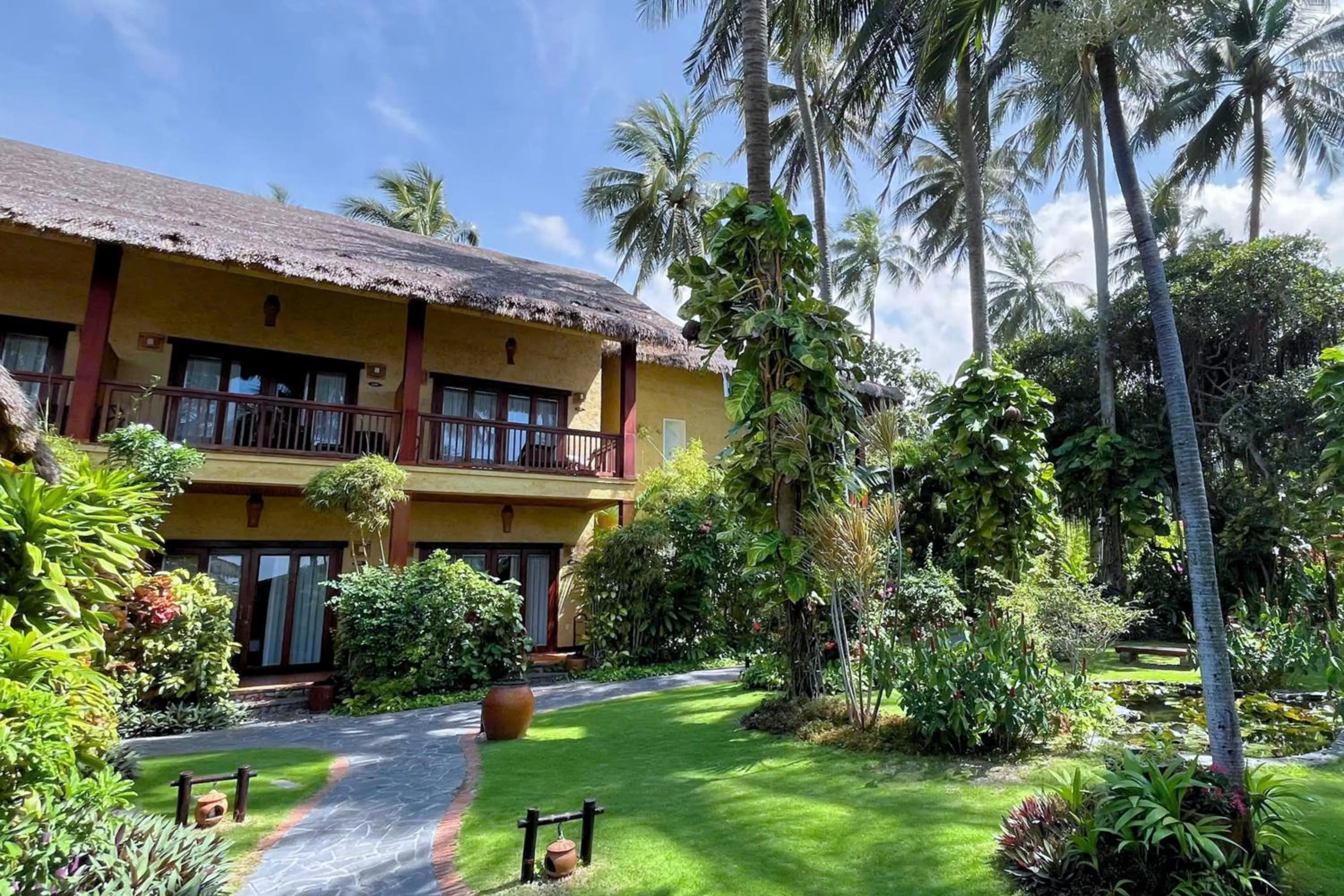 Garden view in Bamboo Village Beach Resort & Spa