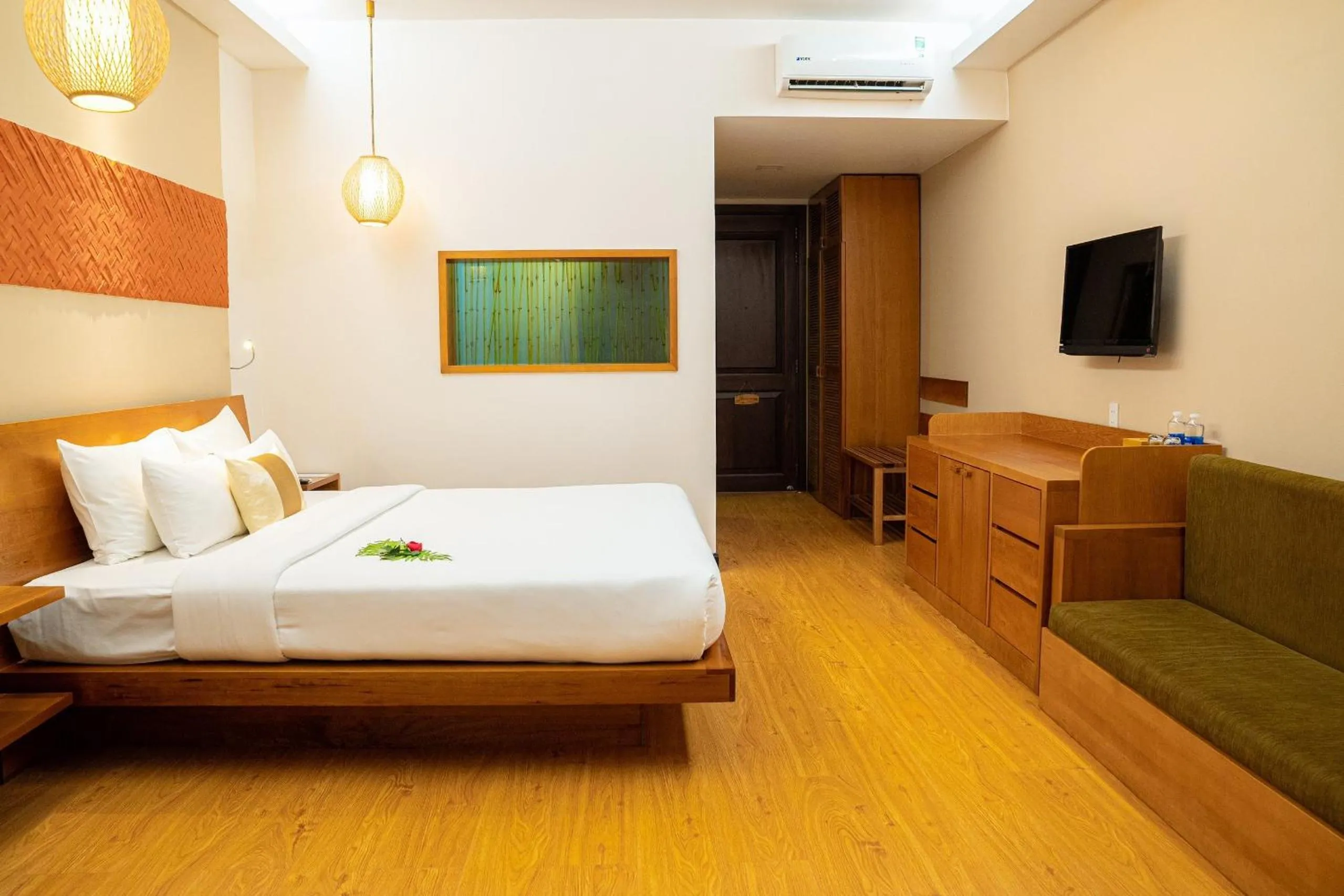 Bedroom, Bed in Bamboo Village Beach Resort & Spa