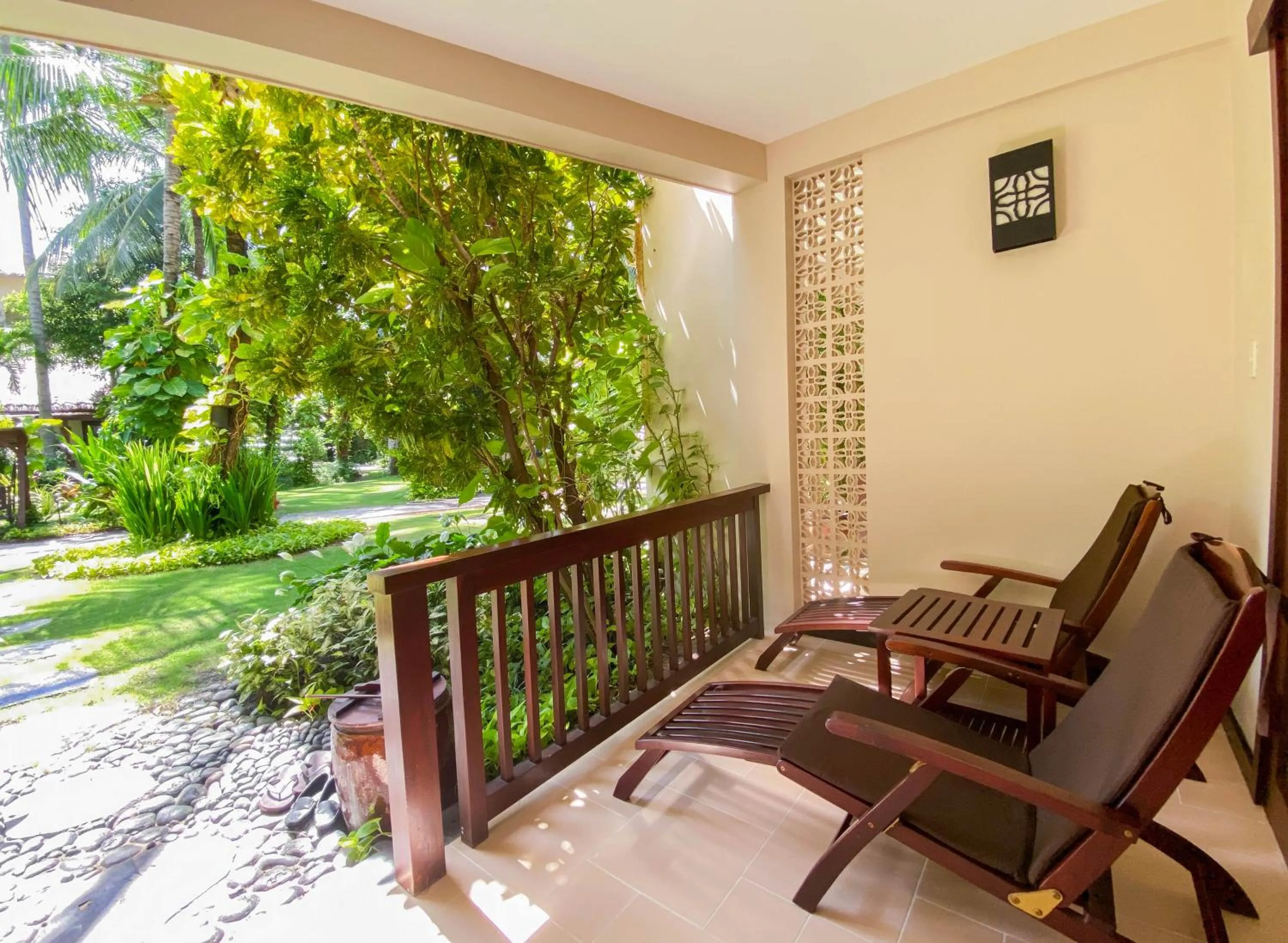 Balcony/Terrace in Bamboo Village Beach Resort & Spa