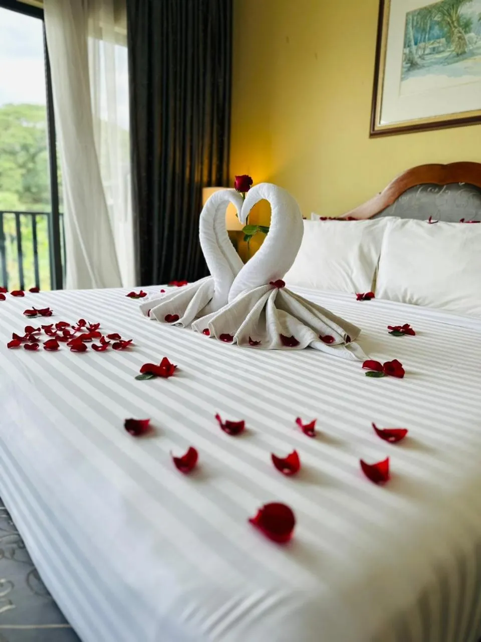 Bed in Mines Beach Resort Hotel