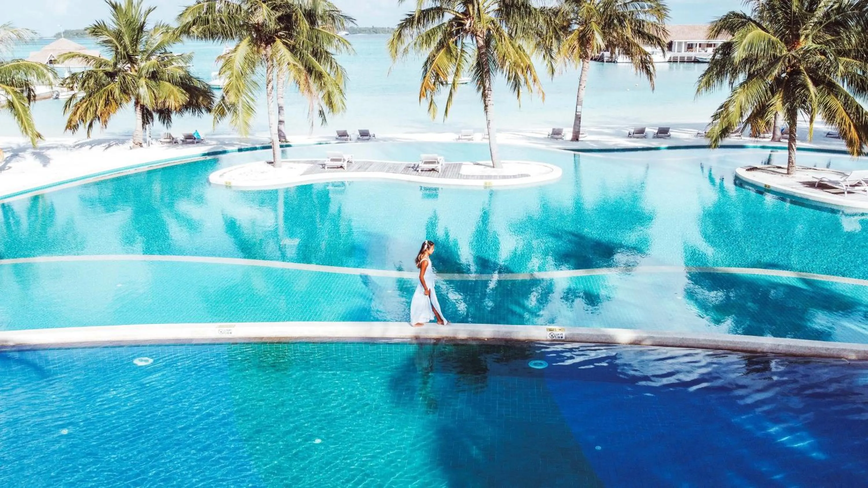 Swimming pool in Holiday Inn Resort Kandooma Maldives - Kids Stay & Eat Free and Free Roundtrip Speed Boat for a minimum 4 nights stay