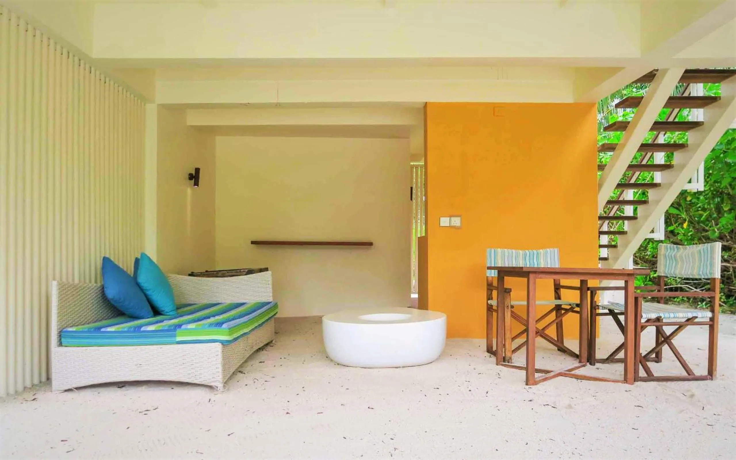 Seating area in Holiday Inn Resort Kandooma Maldives - Kids Stay & Eat Free and Free Roundtrip Speed Boat for a minimum 4 nights stay