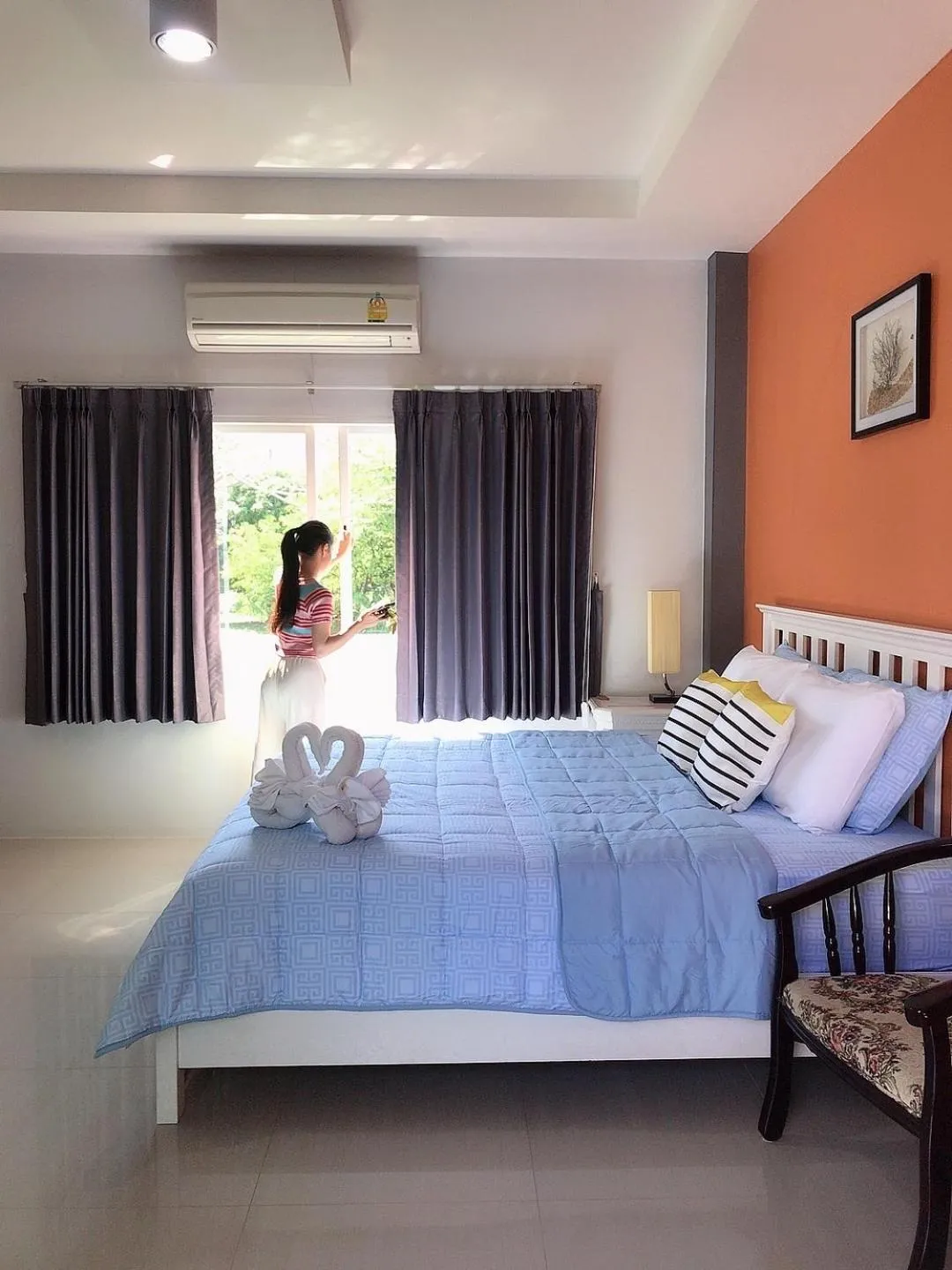 Bed in Ok Farm Resort