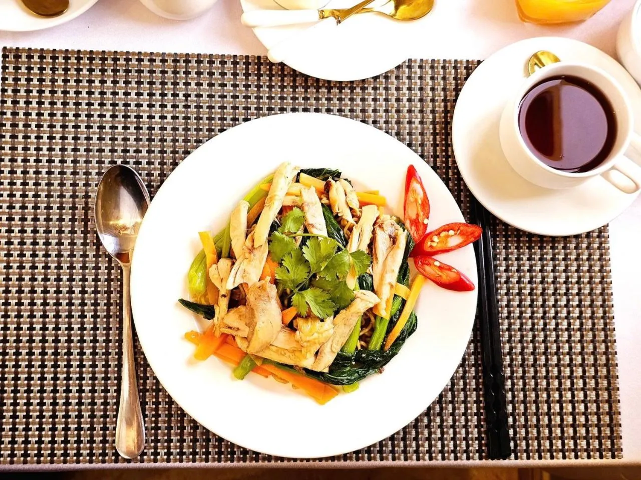 Breakfast in Halo Boutique Ben Thanh Hotel