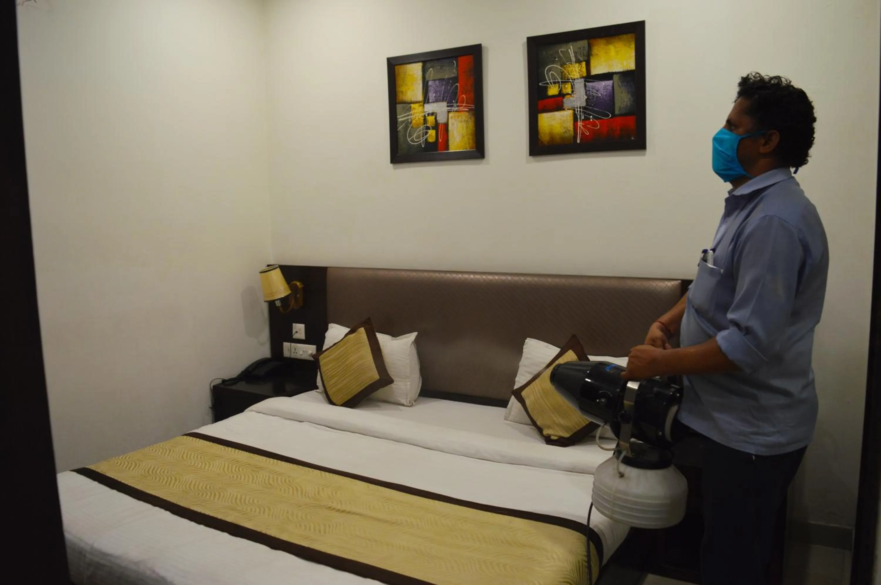 Bed in Madhav Muskan Residency