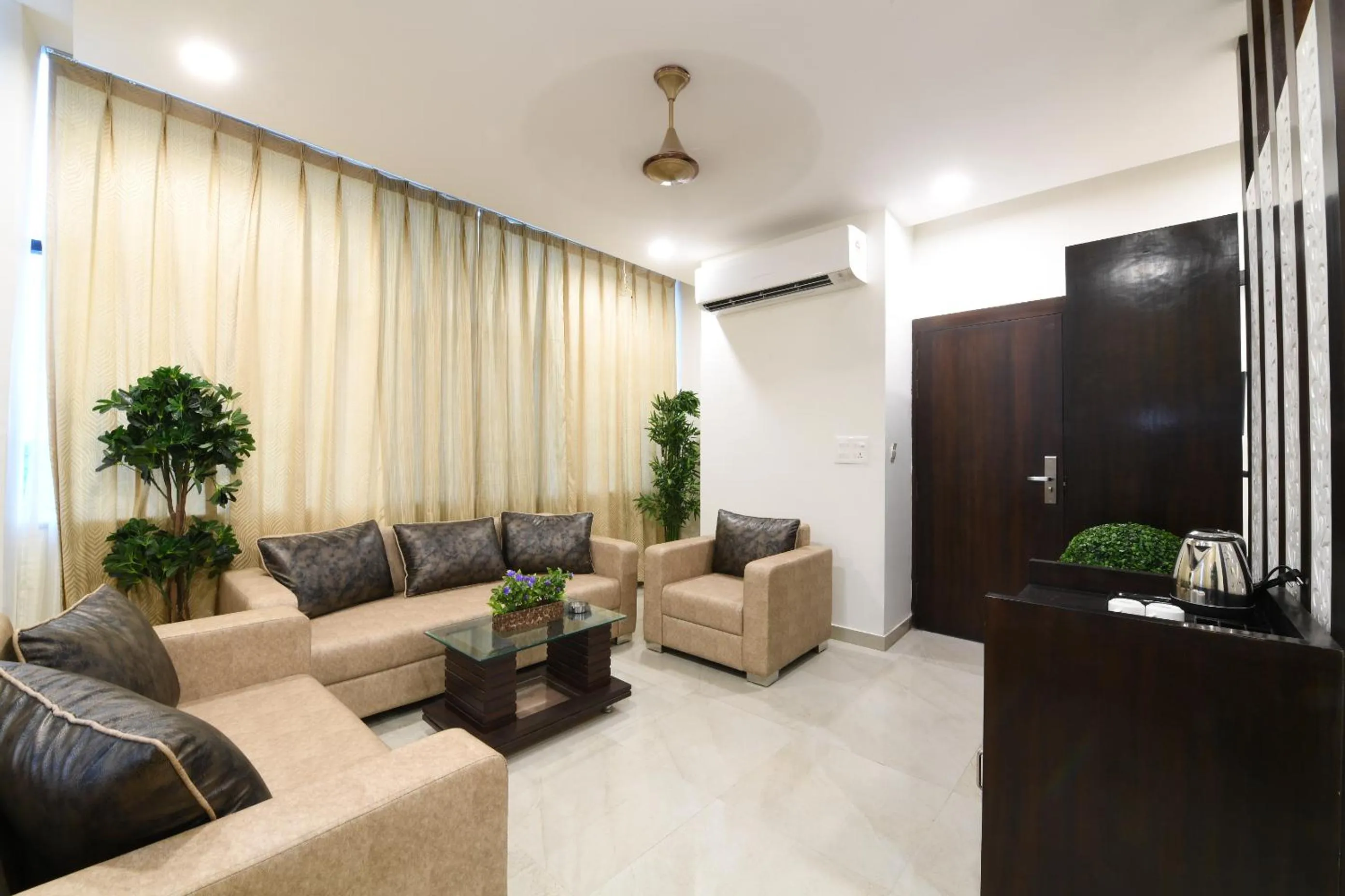 Living room in Madhav Muskan Residency