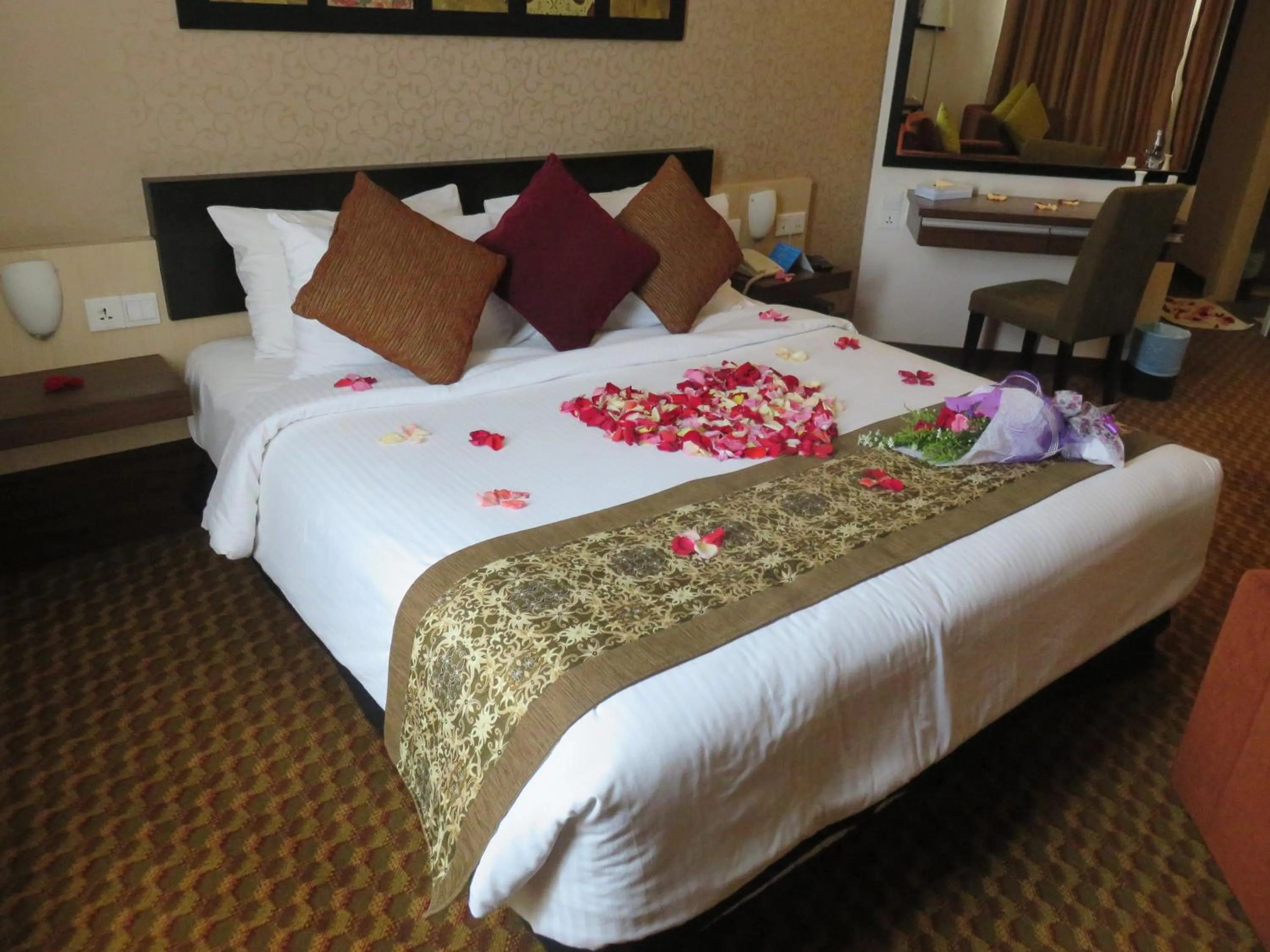 Bed in RHR Hotel Kajang