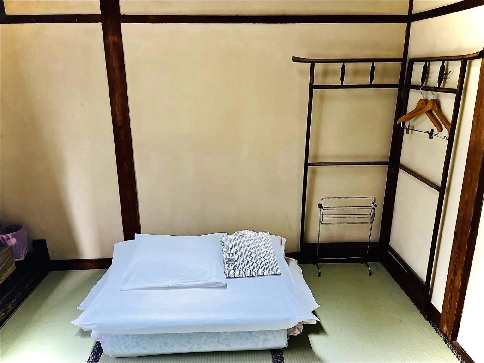 Bed in Yamamoto Ryokan