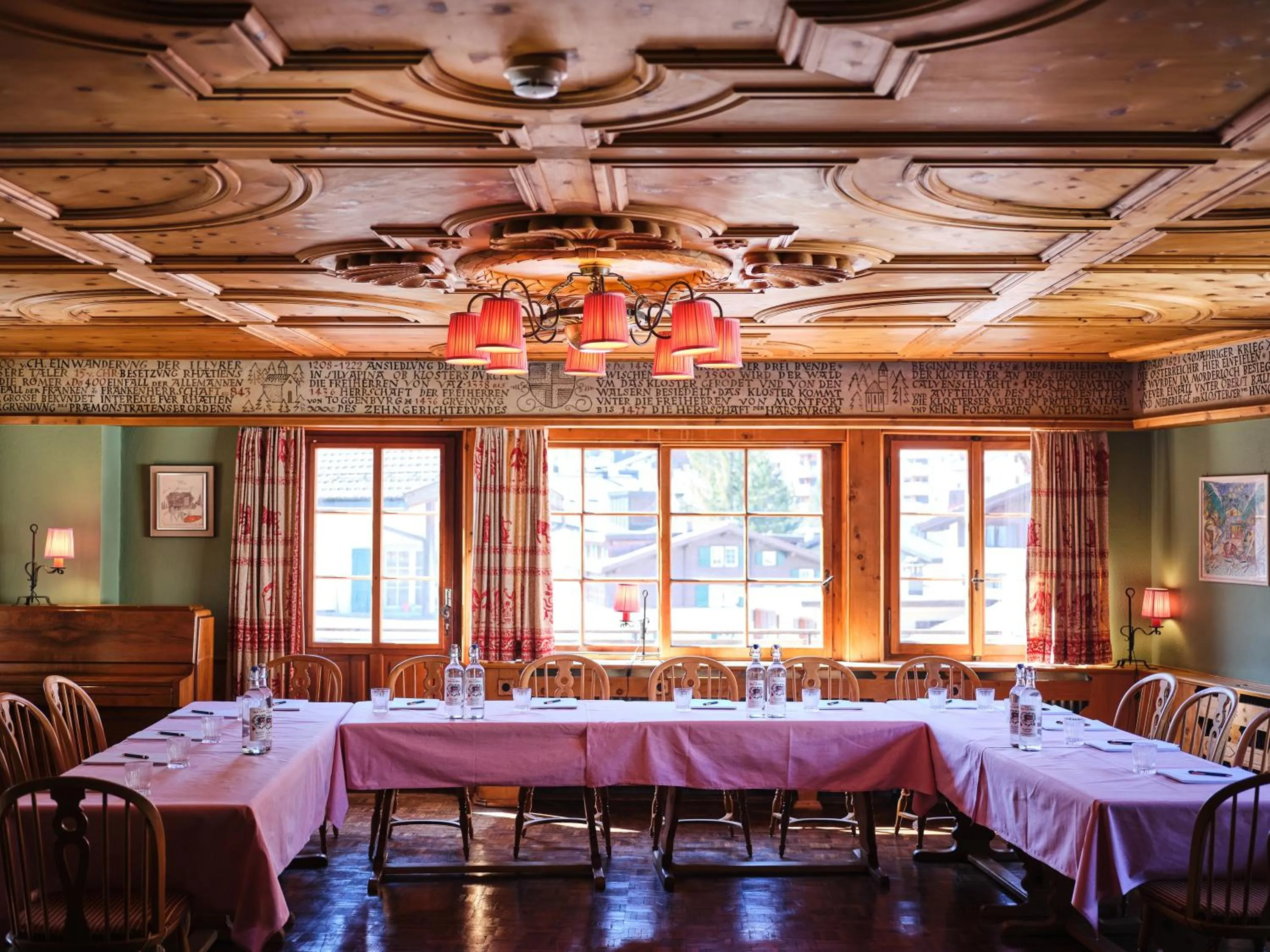 Meeting/conference room in Hotel Chesa Grischuna