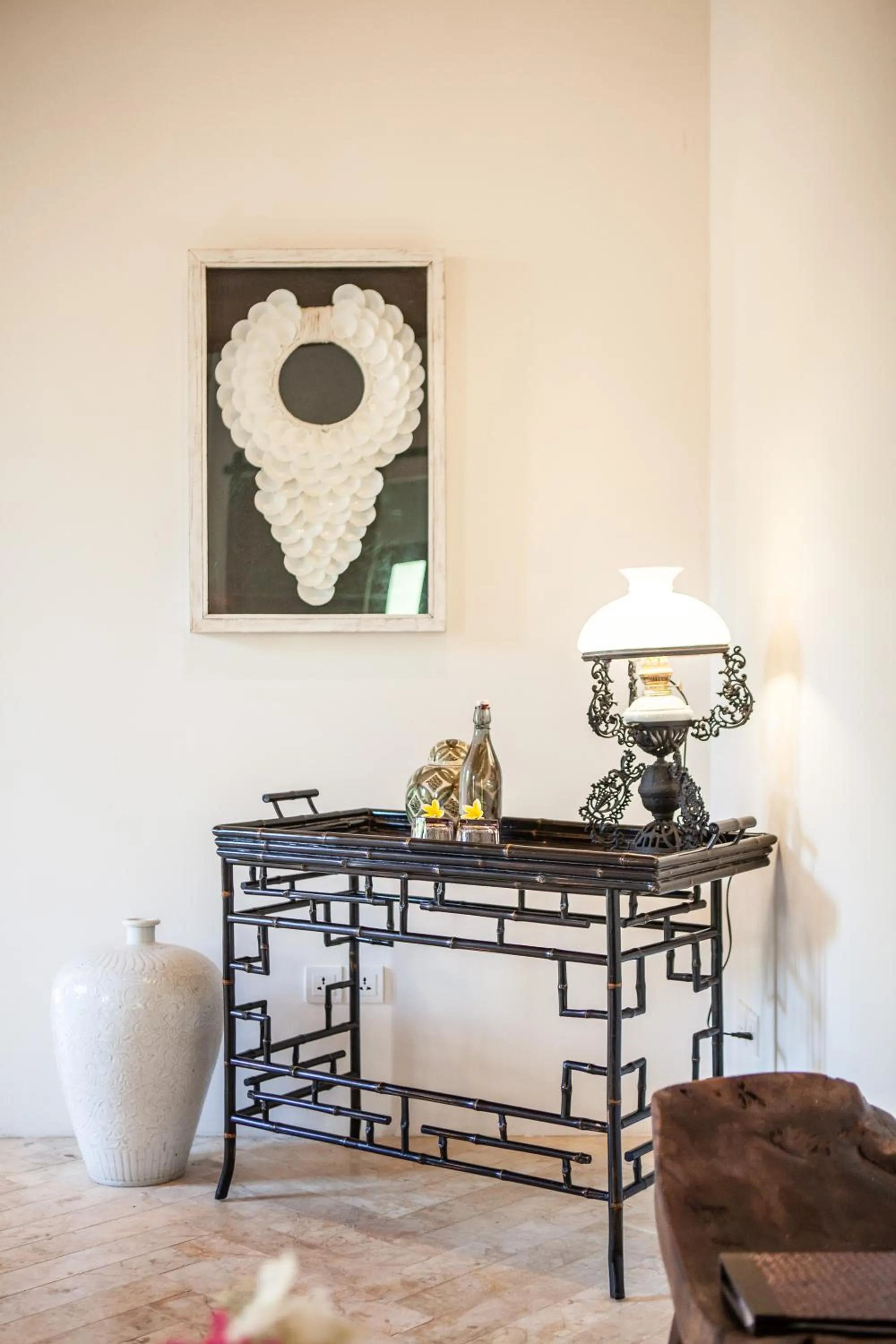 Decorative detail in Villa Pulau Cinta Boutique Suites