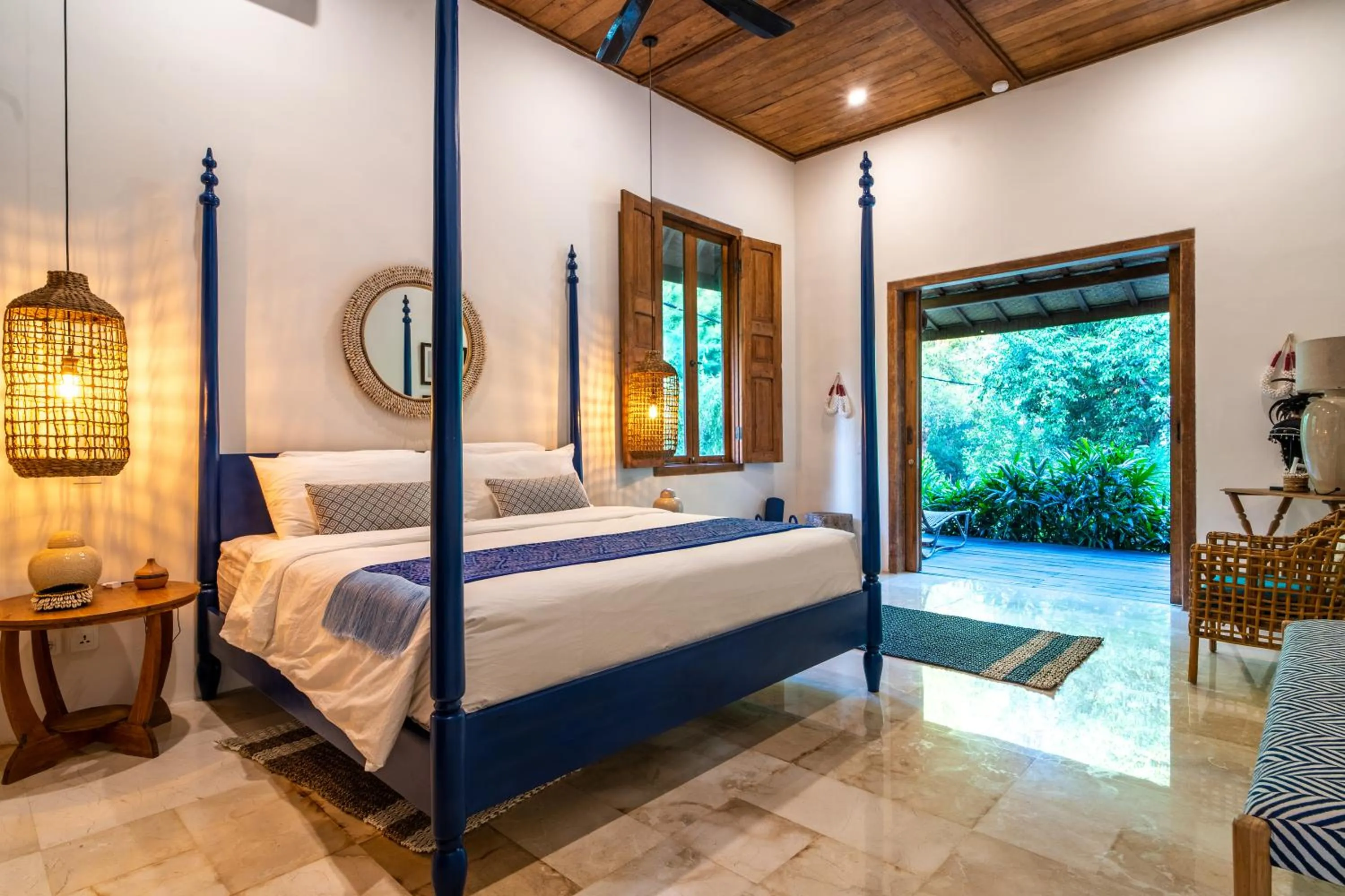 Bed in Villa Pulau Cinta Boutique Suites