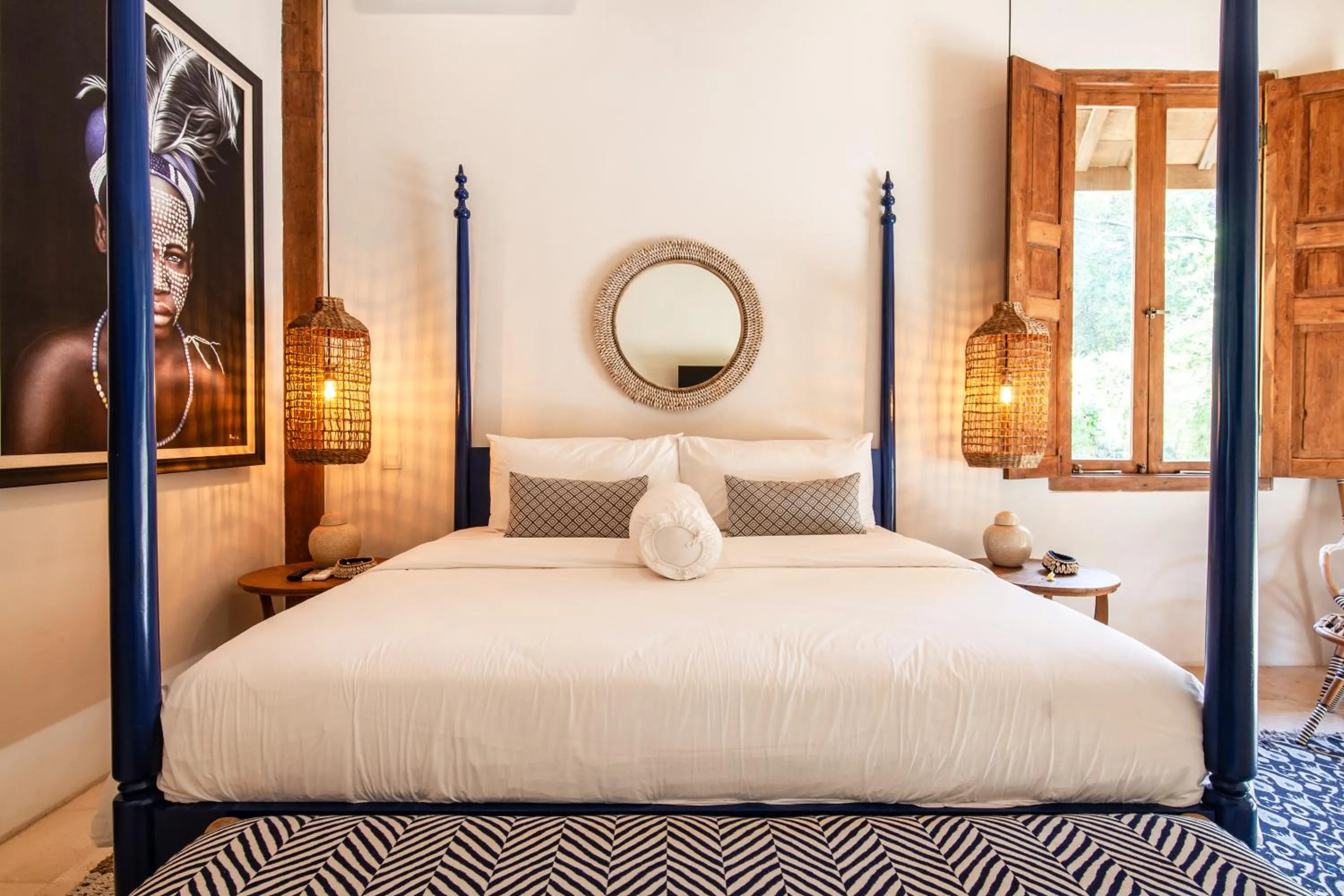 Bed in Villa Pulau Cinta Boutique Suites