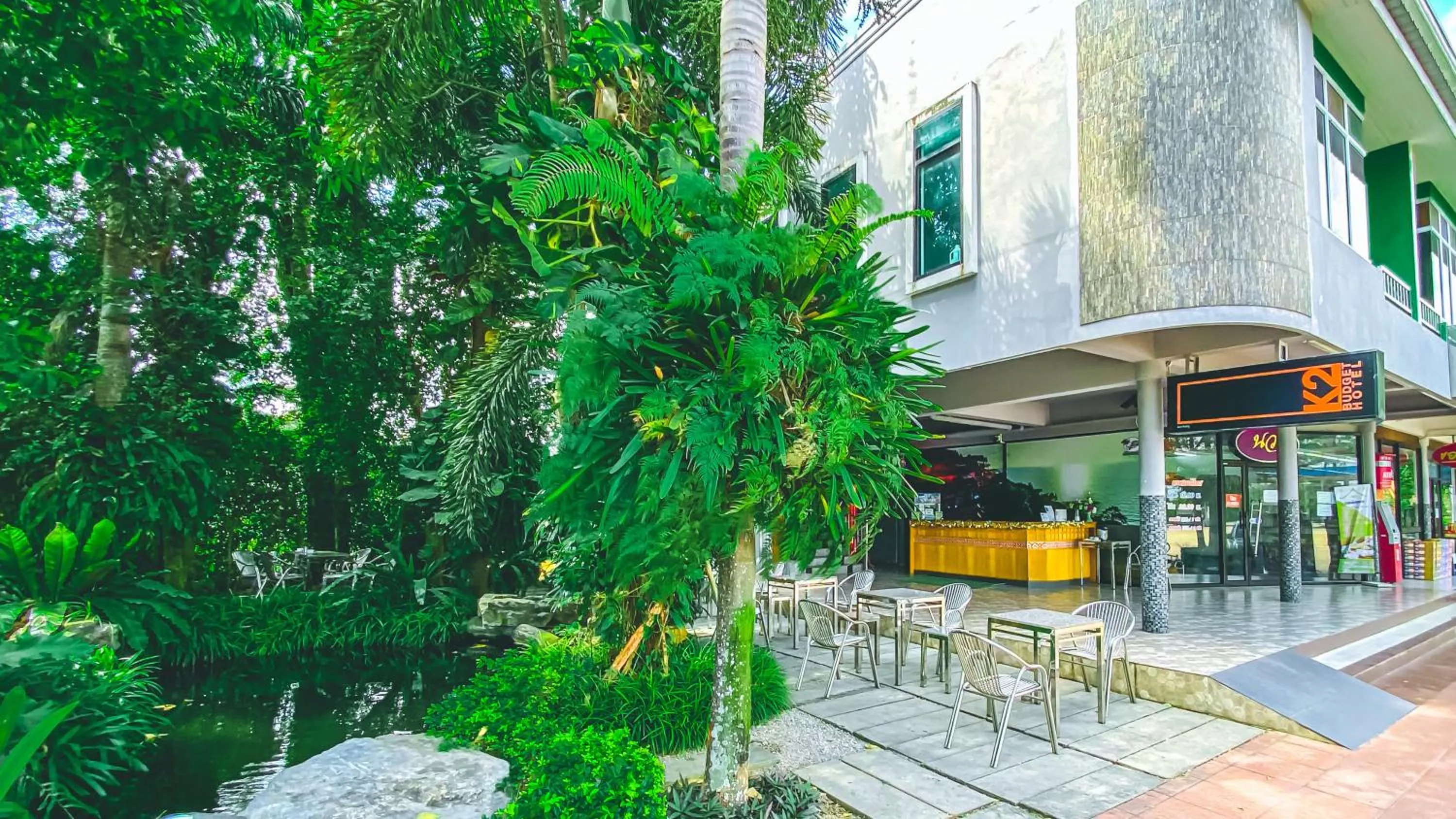 Garden in K2 Hotel at Thachang