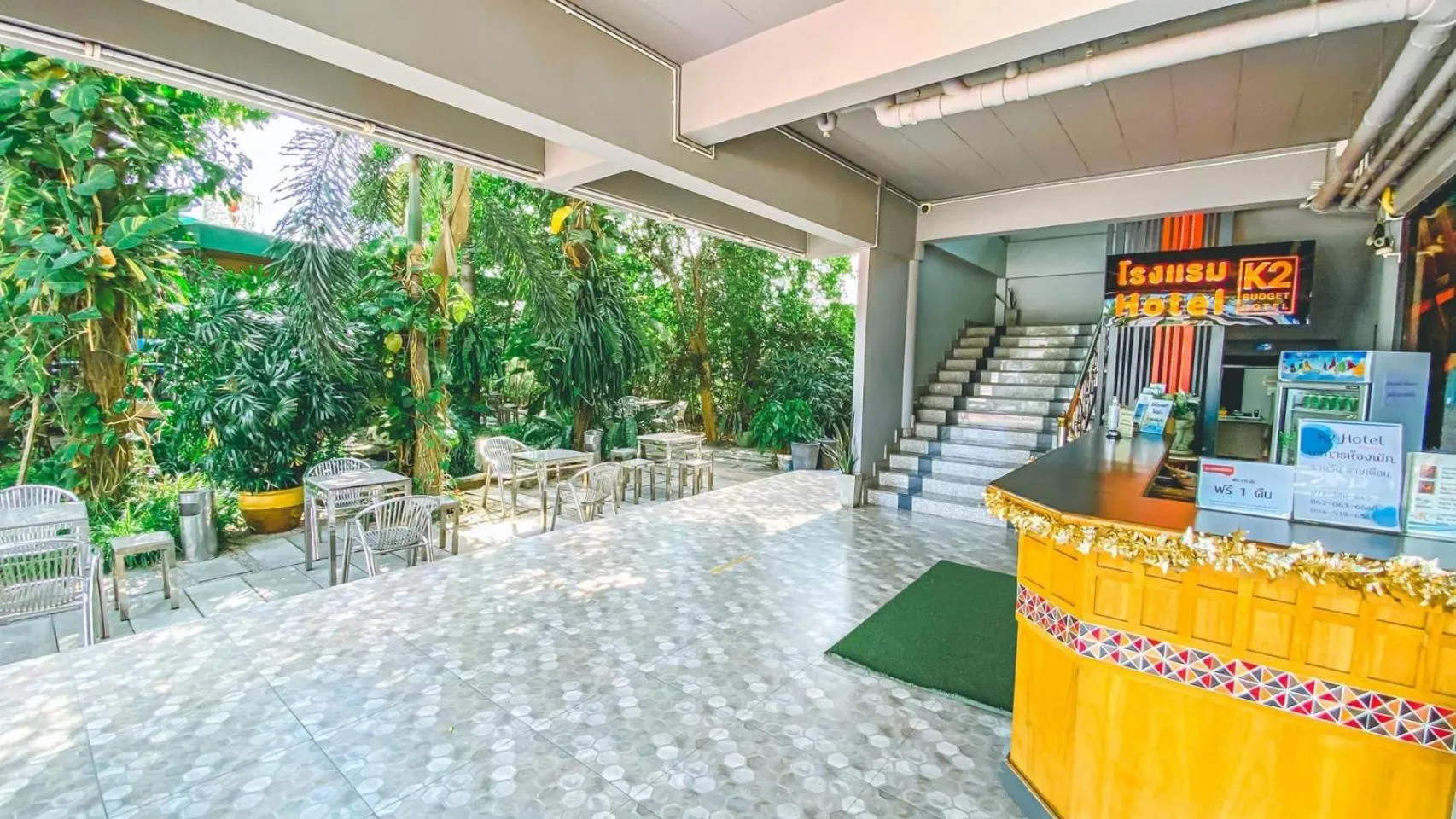 Lobby or reception in K2 Hotel at Thachang