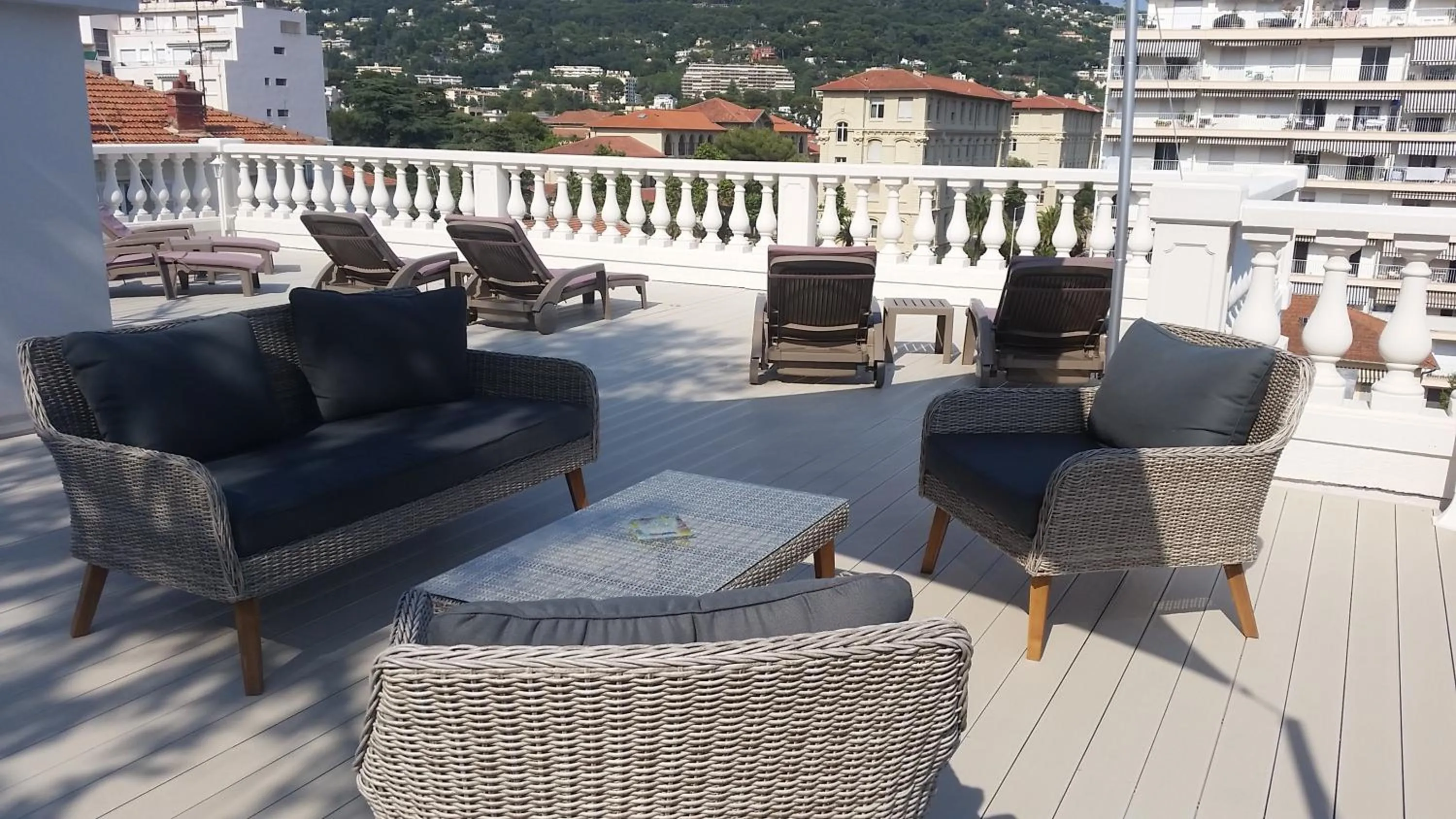 Balcony/Terrace in B&B Villa Blanche