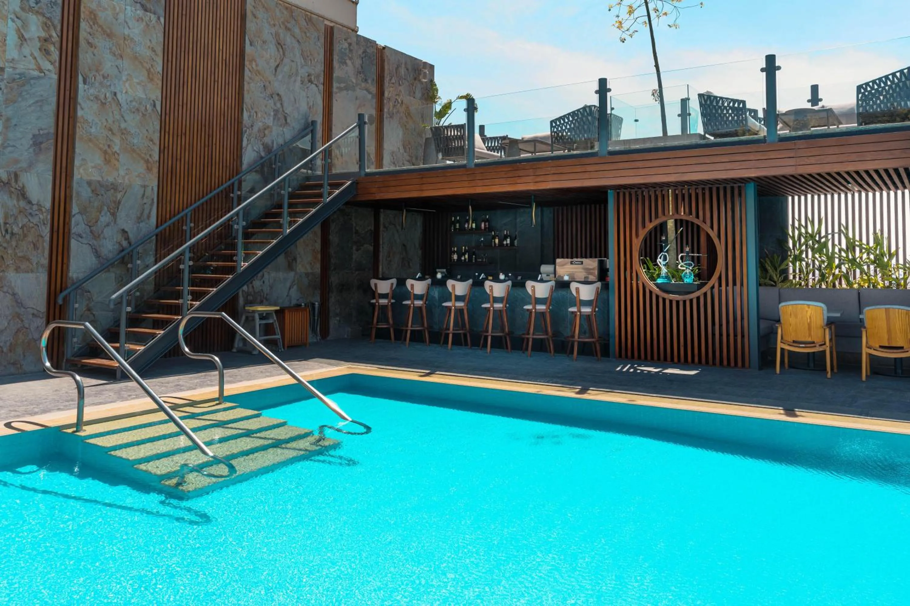 Swimming pool in Baron Hotel Cairo