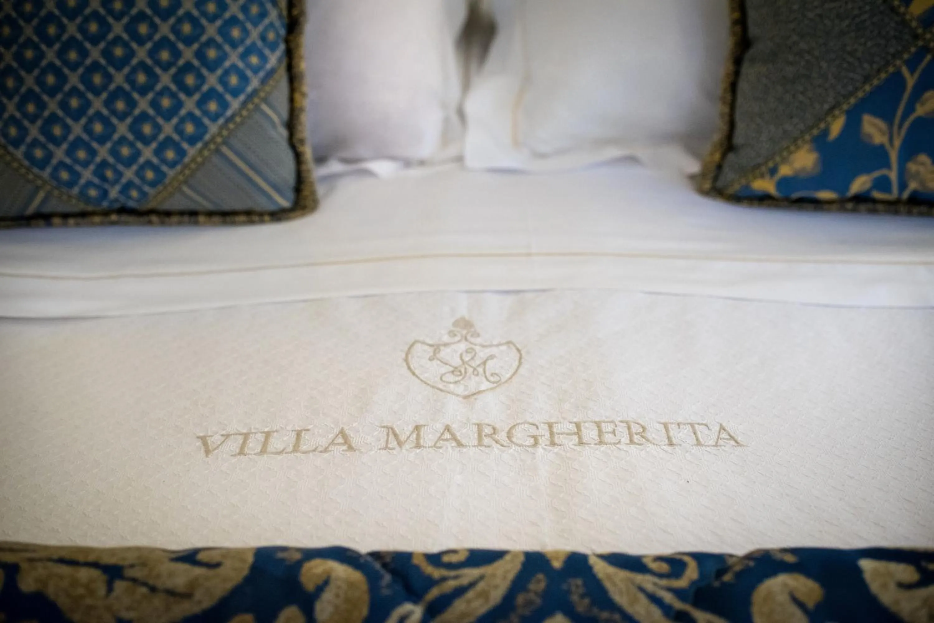 Decorative detail, Bed in Villa Margherita