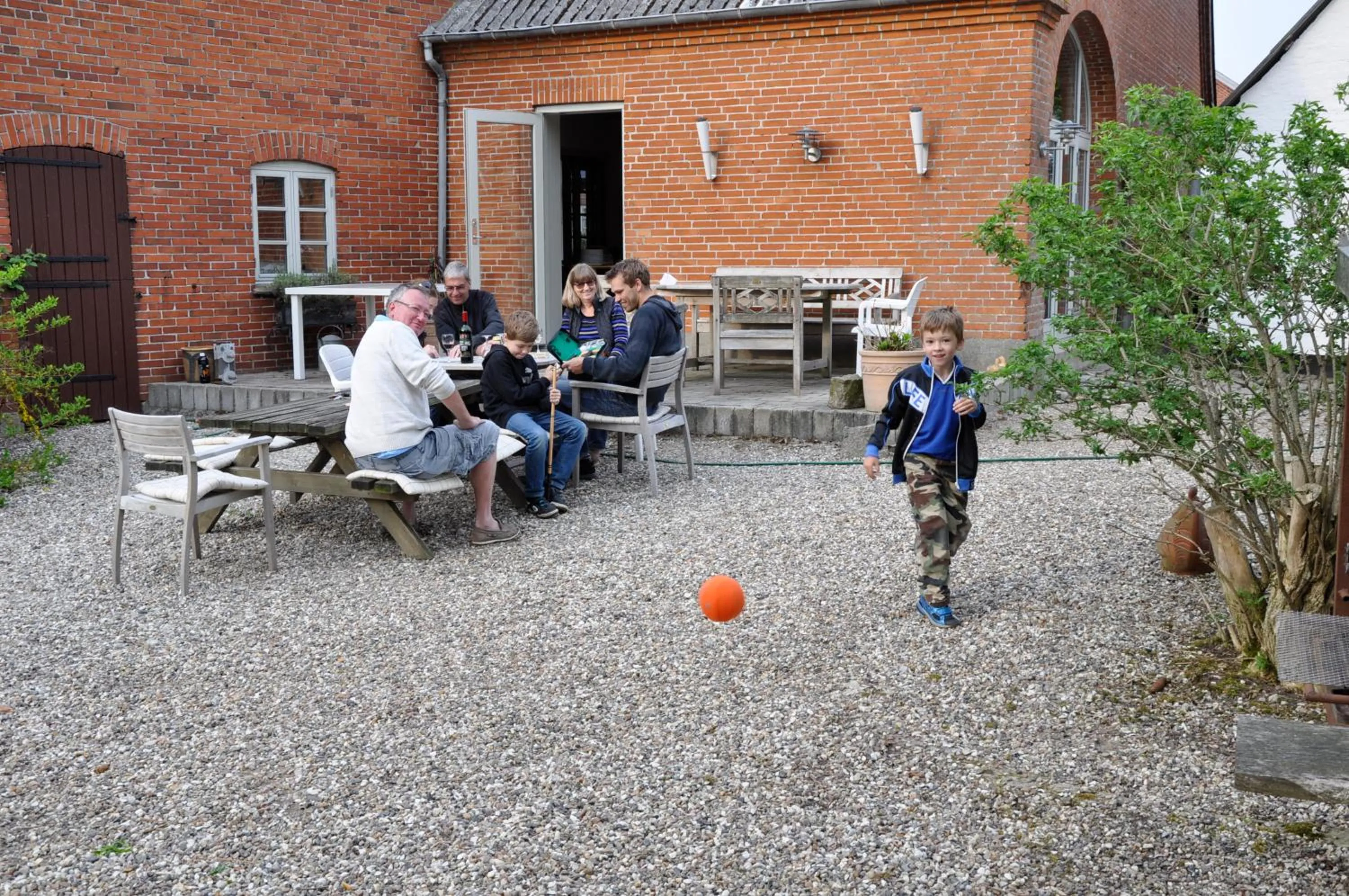 Garden in Lundsgaard Bed & Breakfast