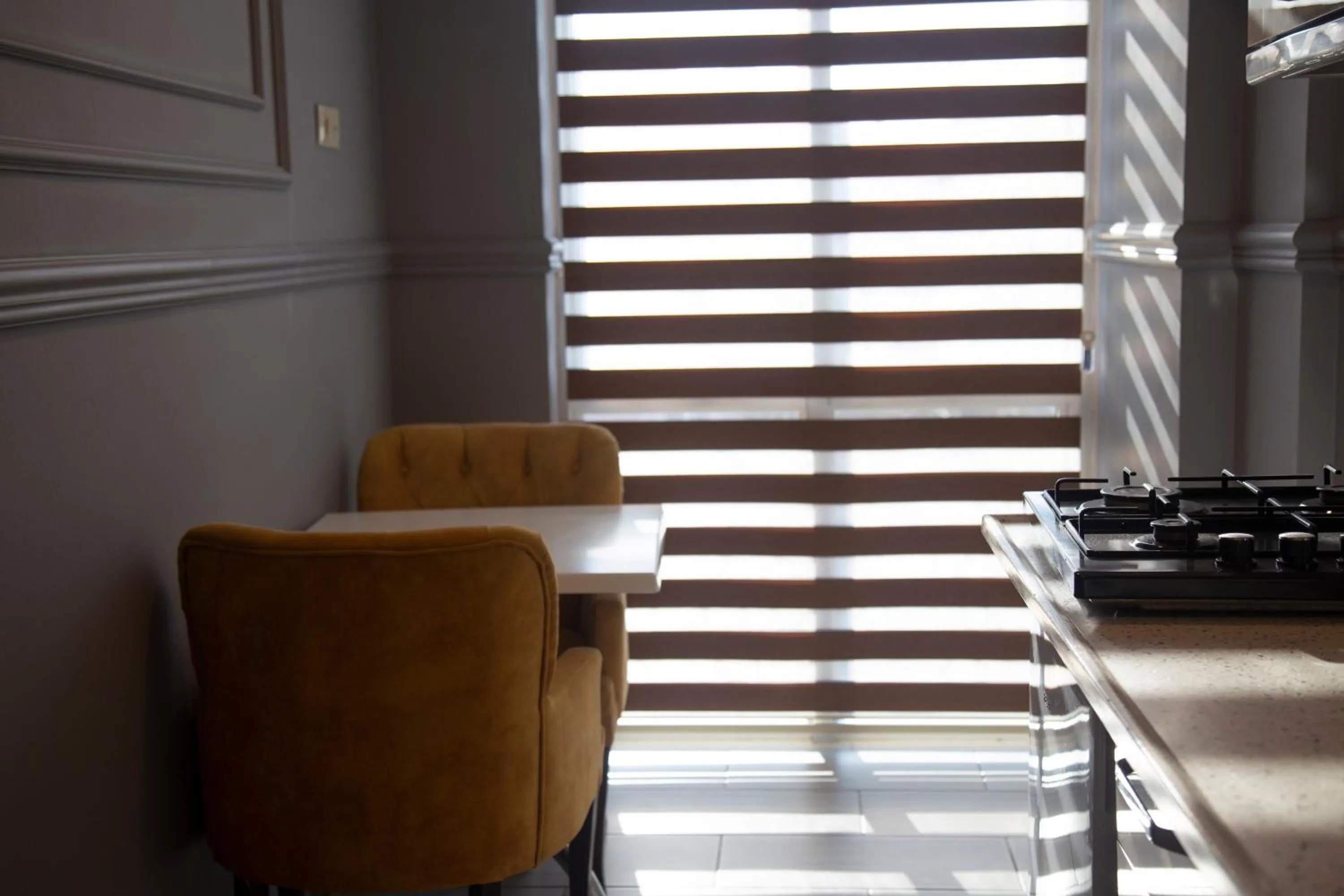 Kitchen or kitchenette in TRABZON Asel Suite Otel