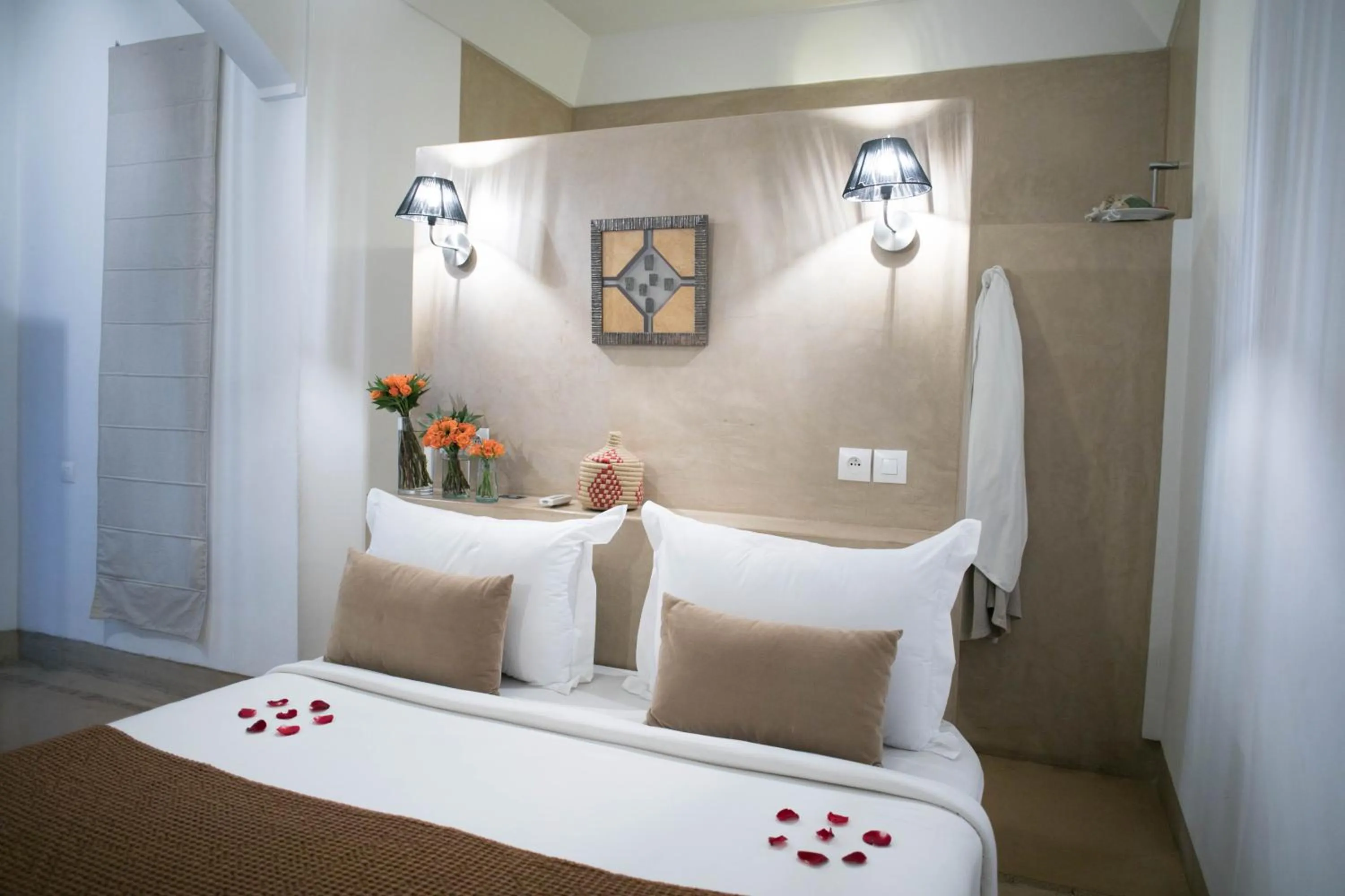 Decorative detail, Bed in Riad Dar More