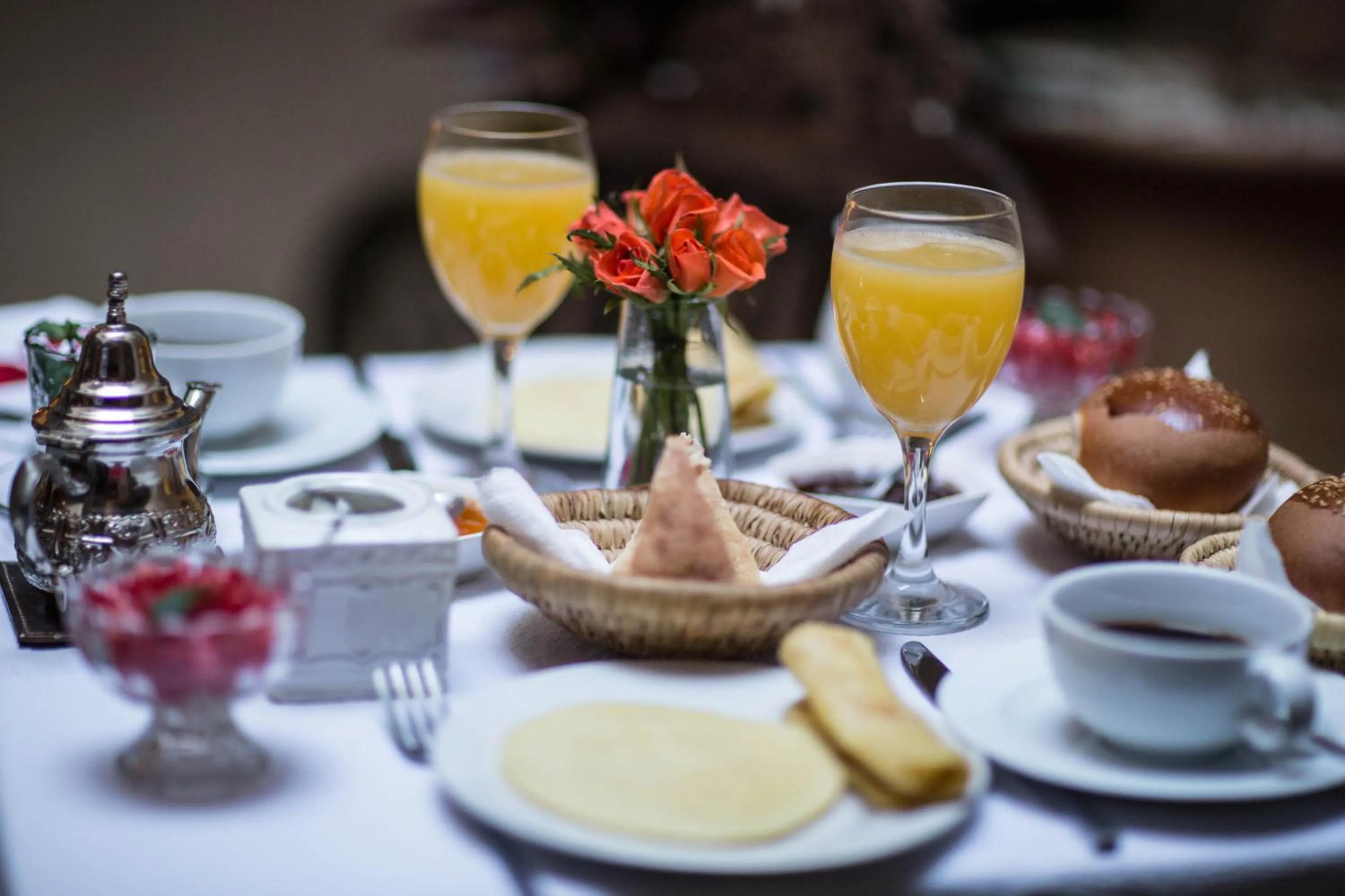 Continental breakfast in Riad Dar More