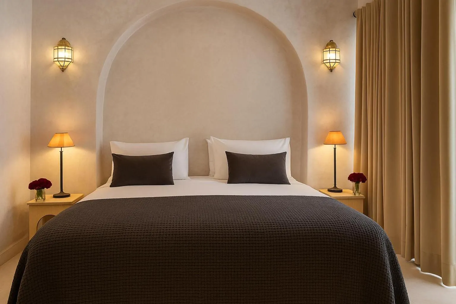 Bed in Riad Dar More