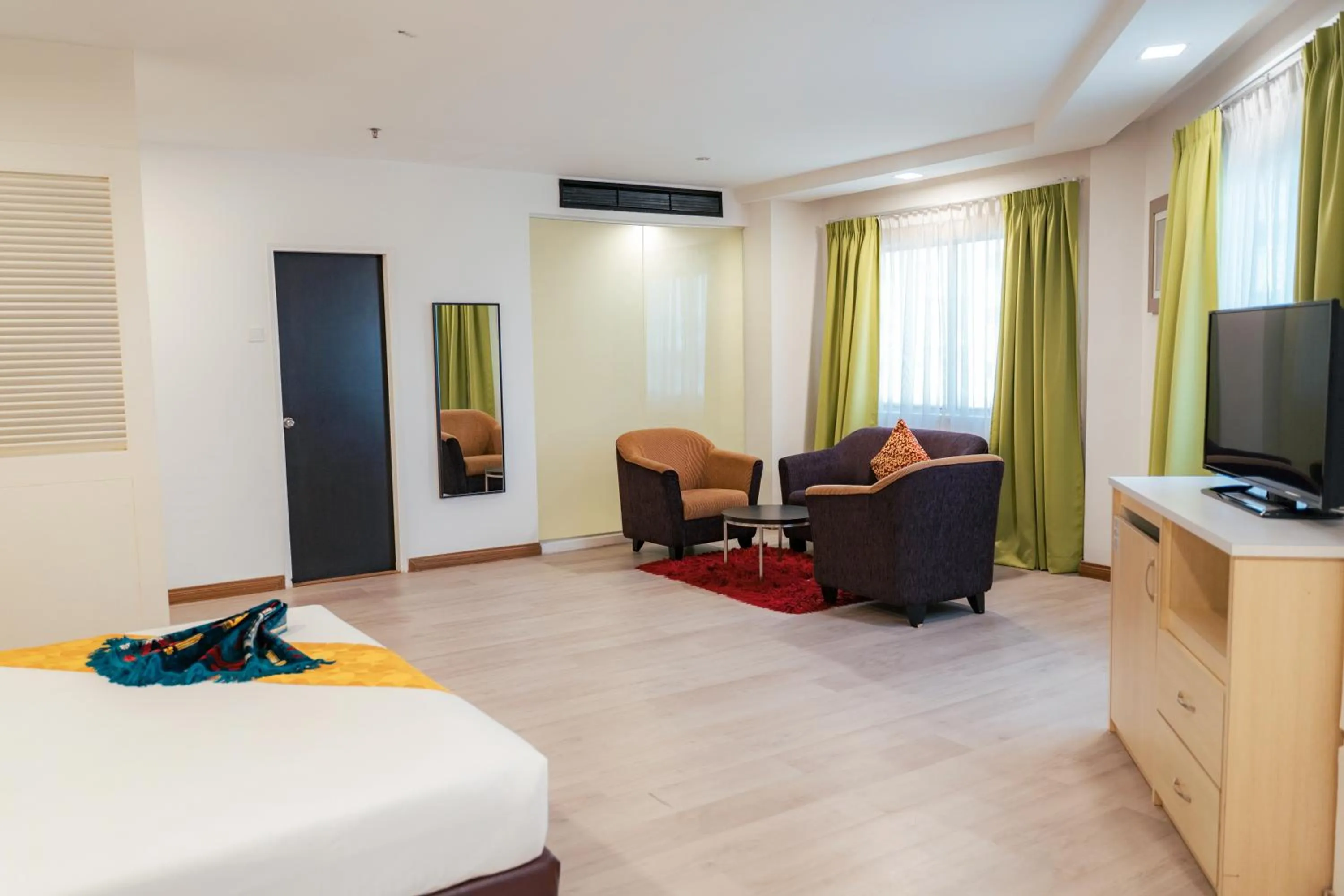 Bed in Hotel Sentral Riverview Melaka