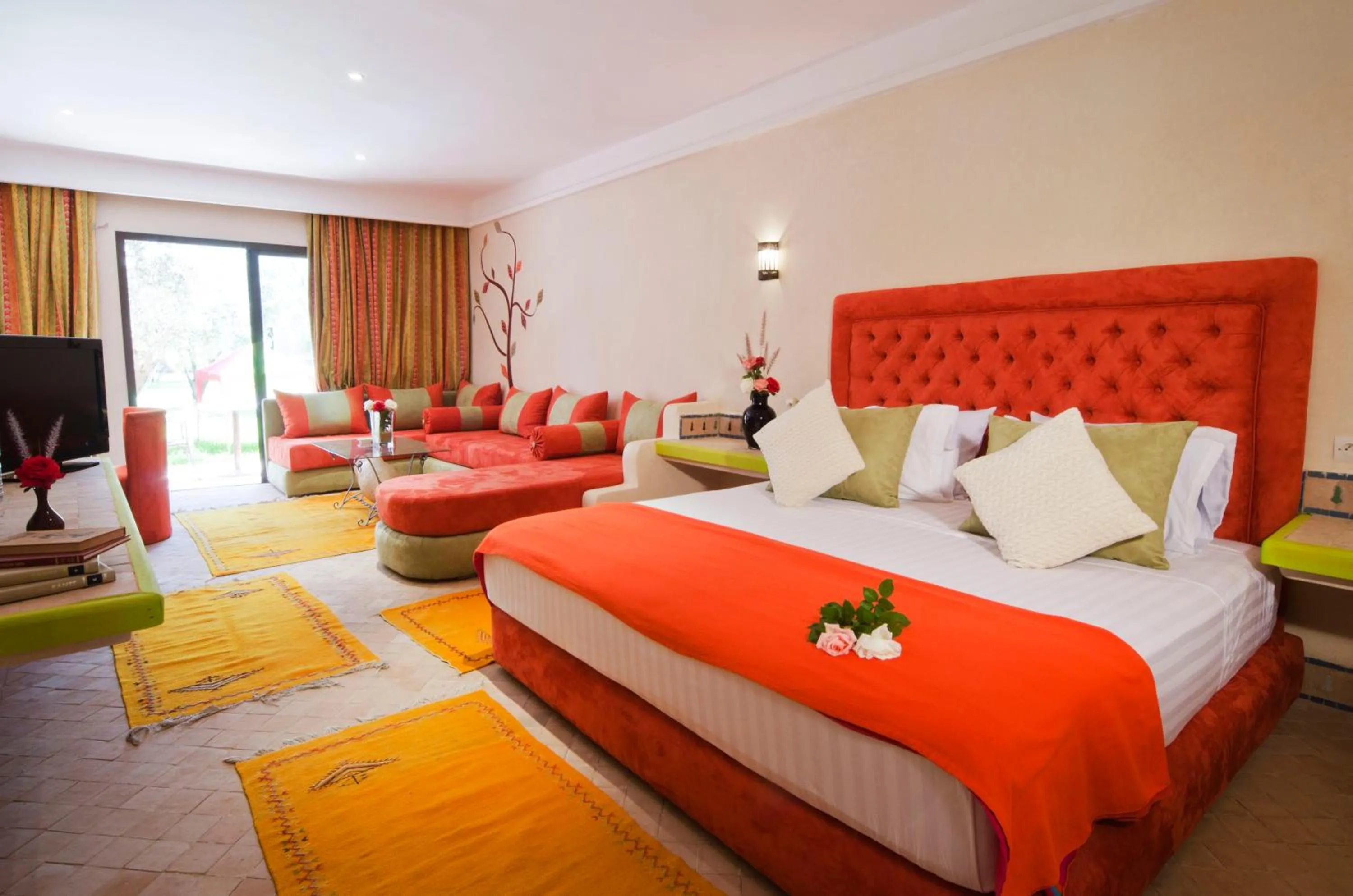 View (from property/room), Bed in Palais Riad Berbère