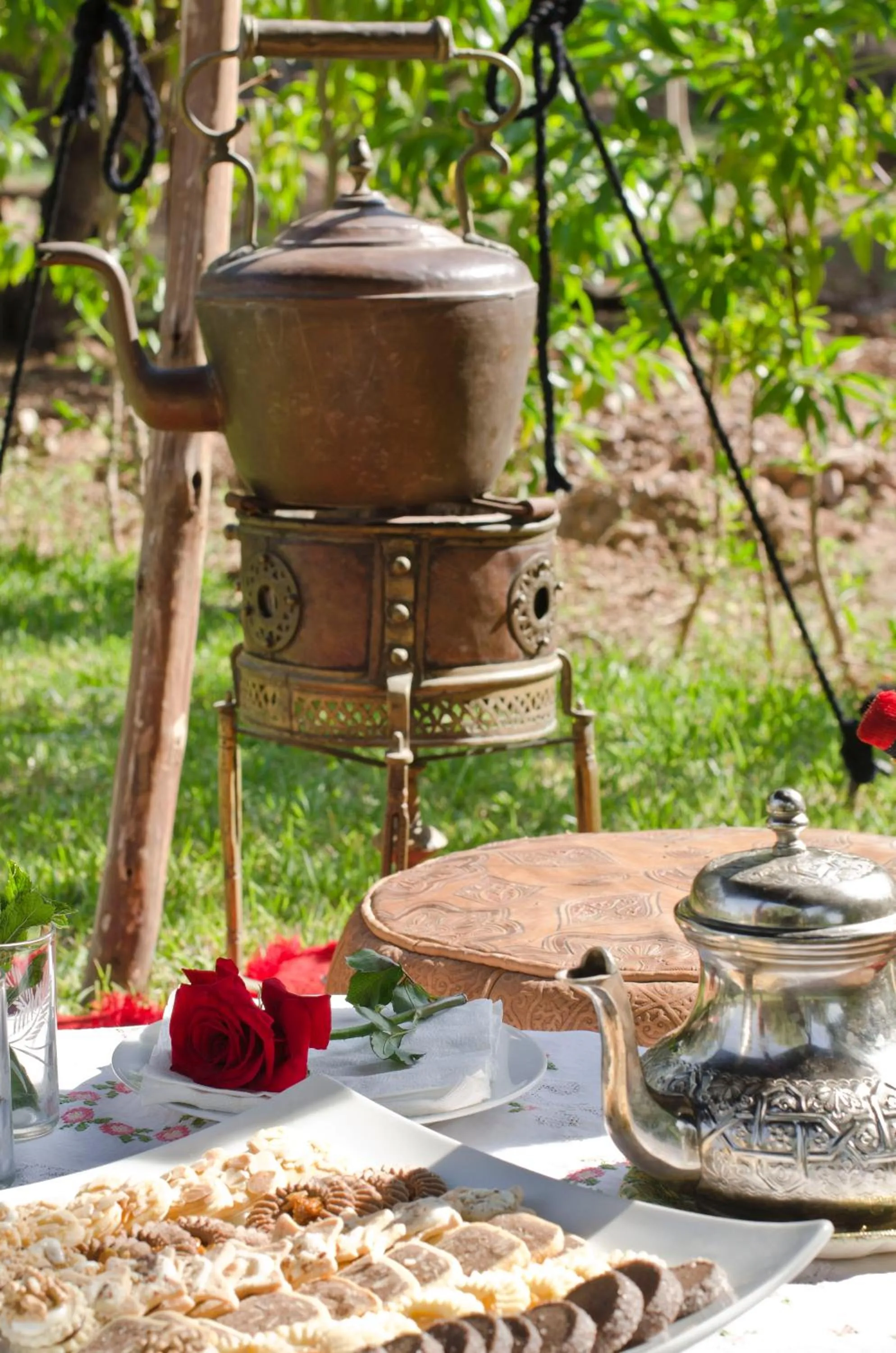 Garden view in Palais Riad Berbère