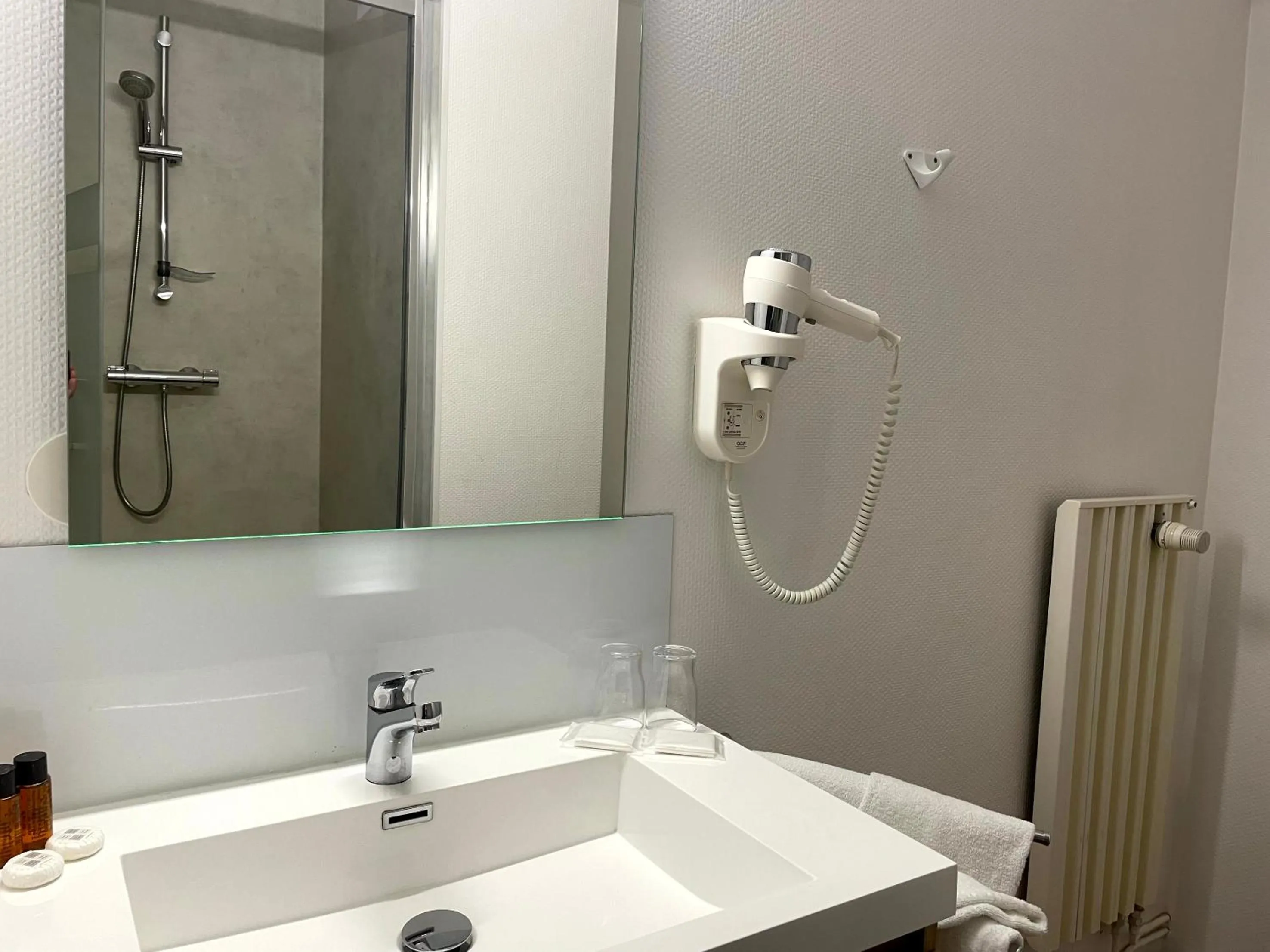 Shower in Grand Hotel