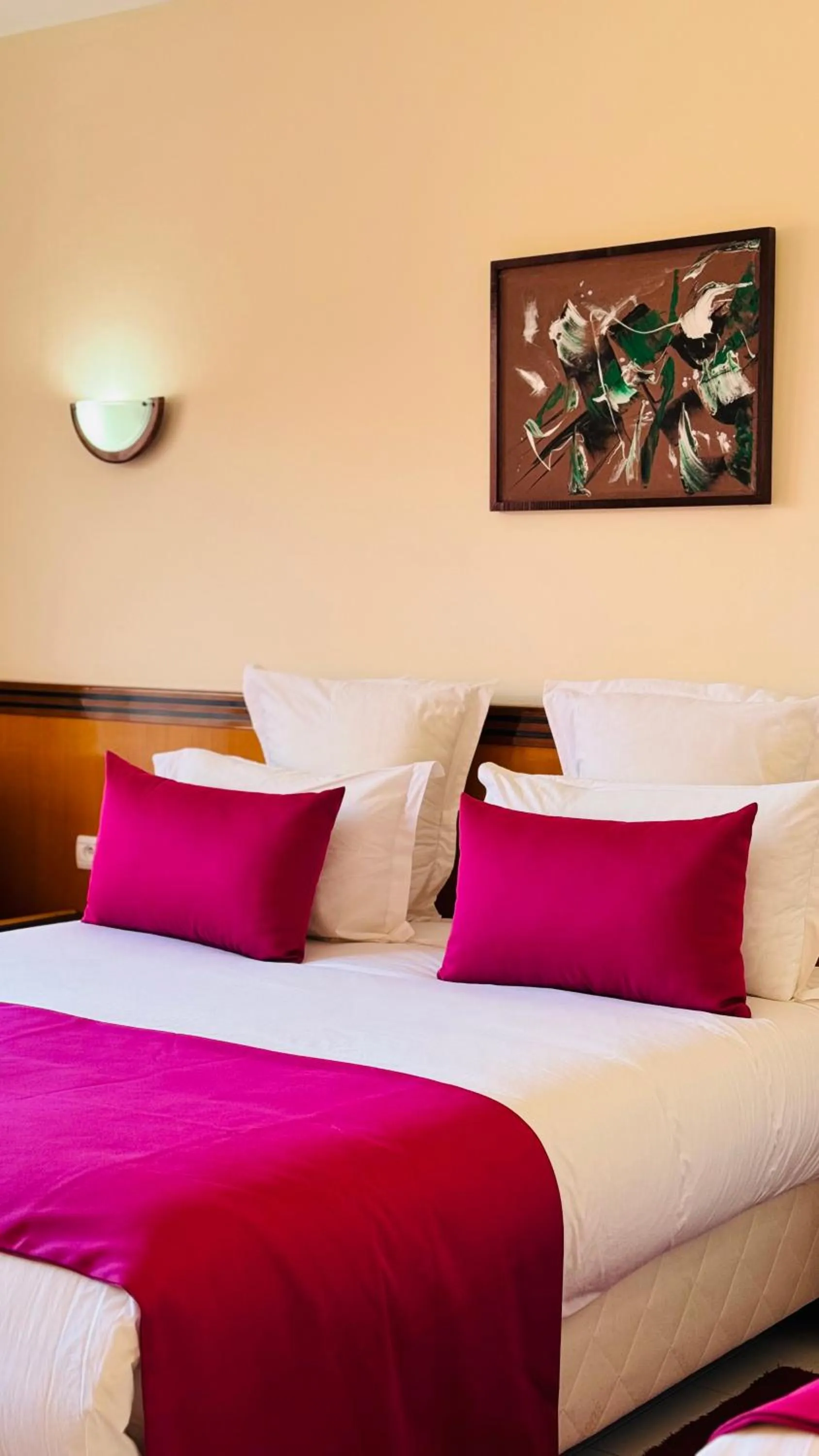 Bed in Hotel Idou Tiznit