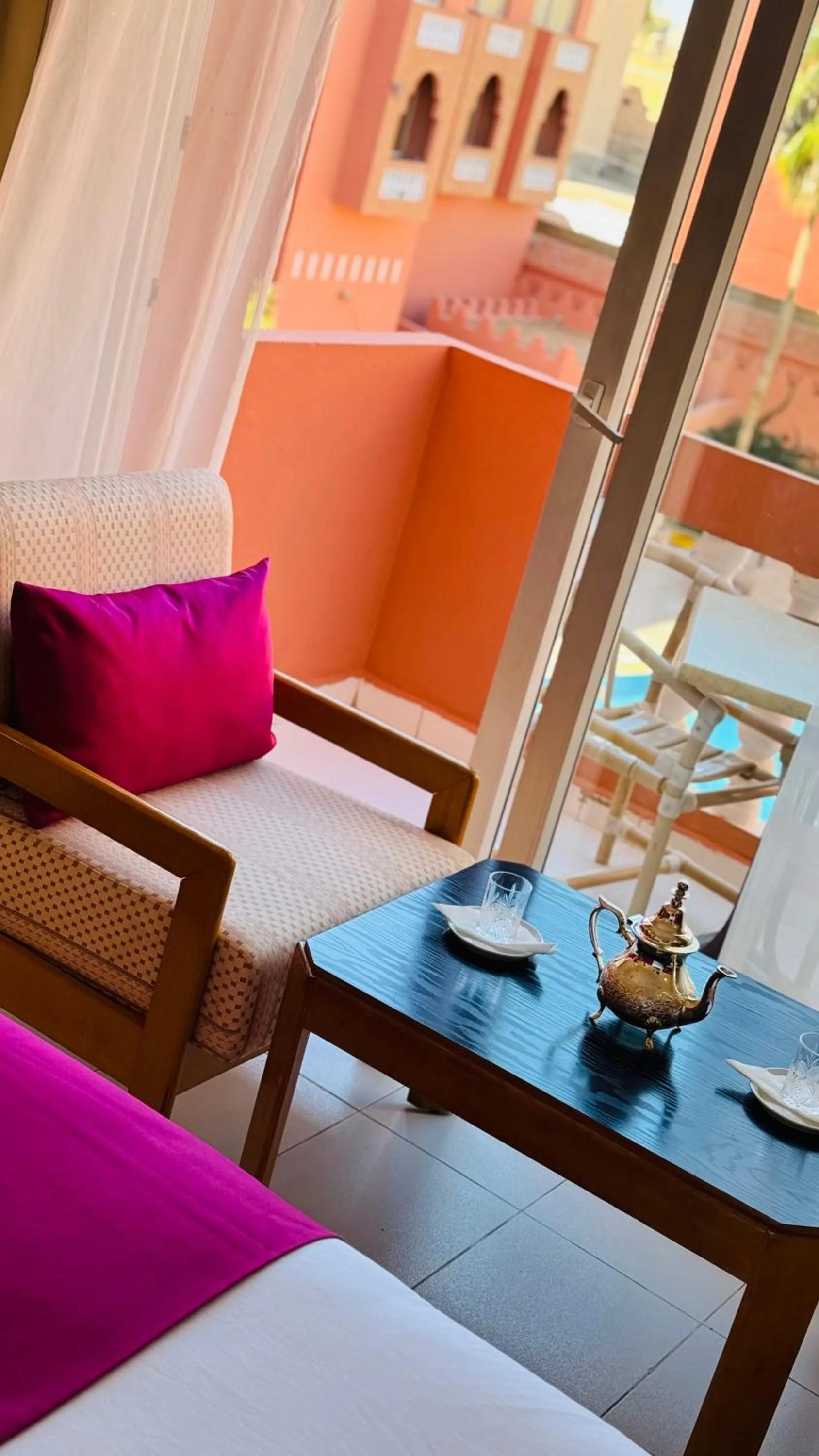 Living room in Hotel Idou Tiznit