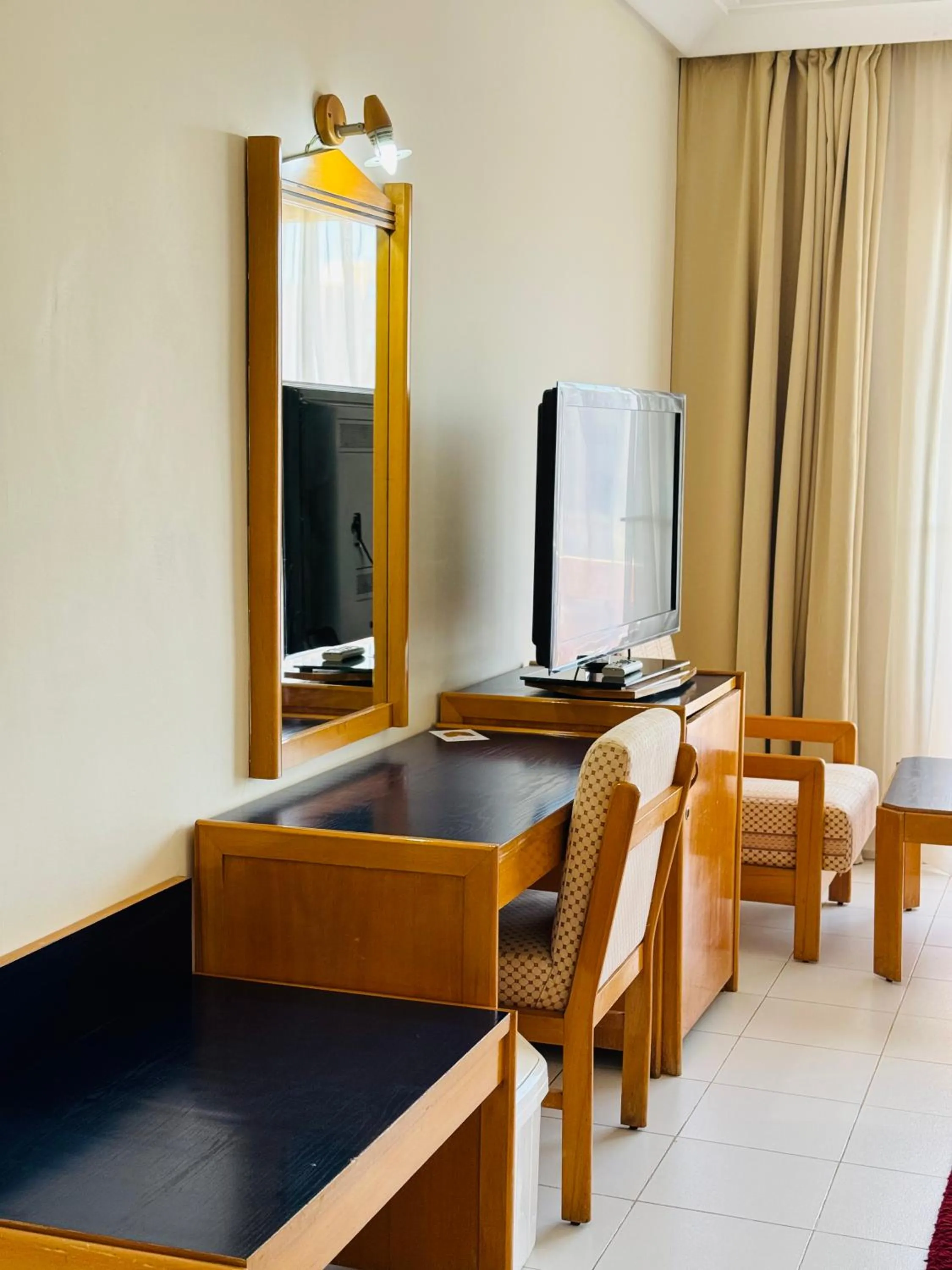 Communal lounge/ TV room in Hotel Idou Tiznit