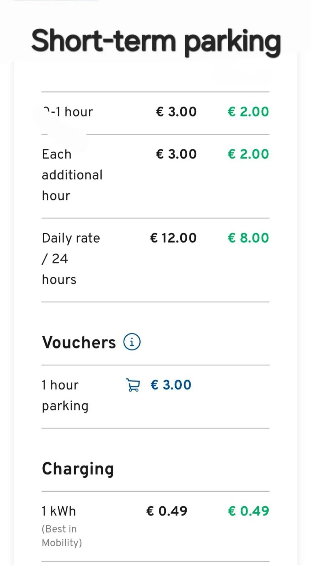 Parking in Aparthotel LAAERBERG