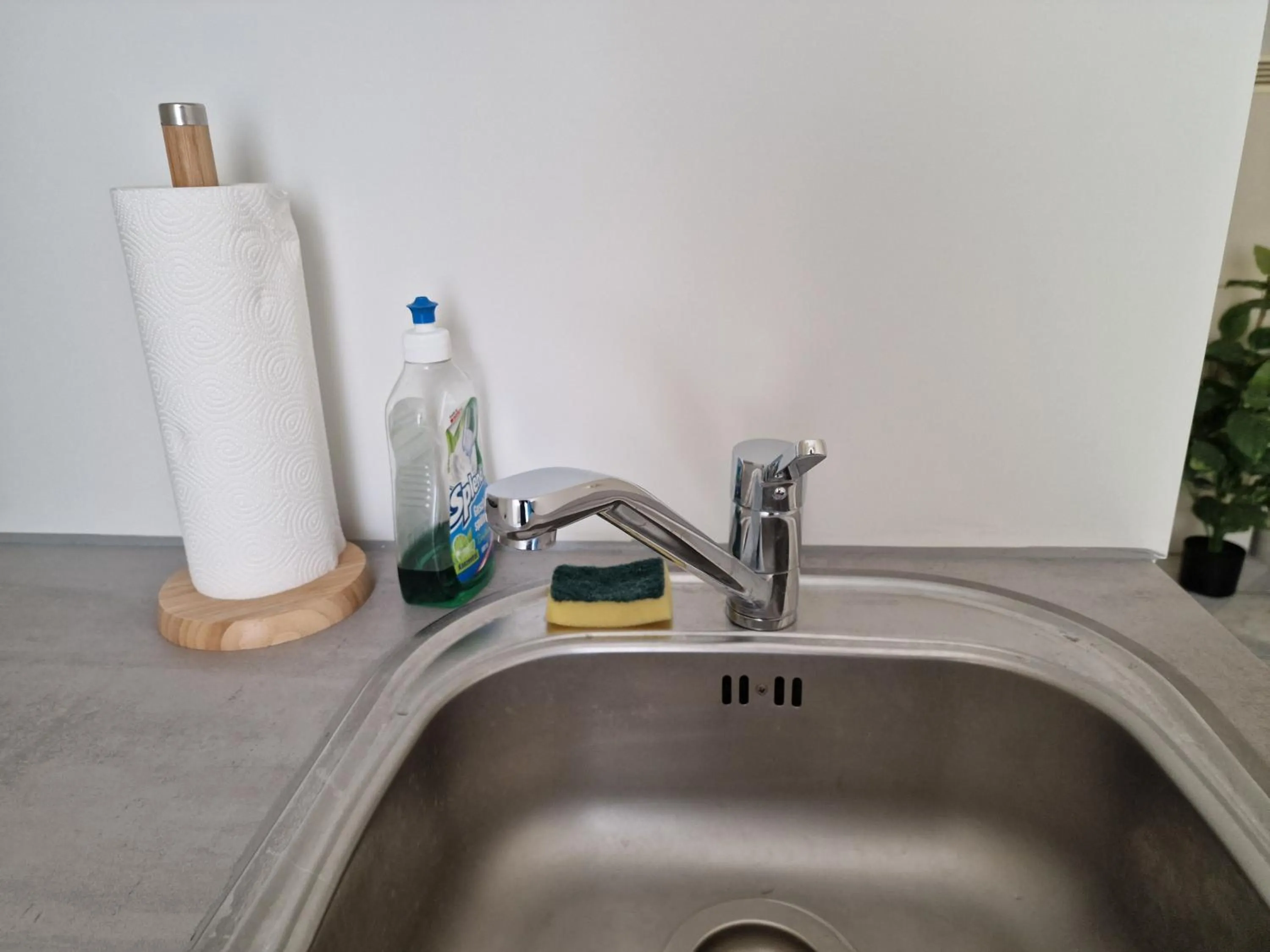 Kitchen or kitchenette in Aparthotel LAAERBERG