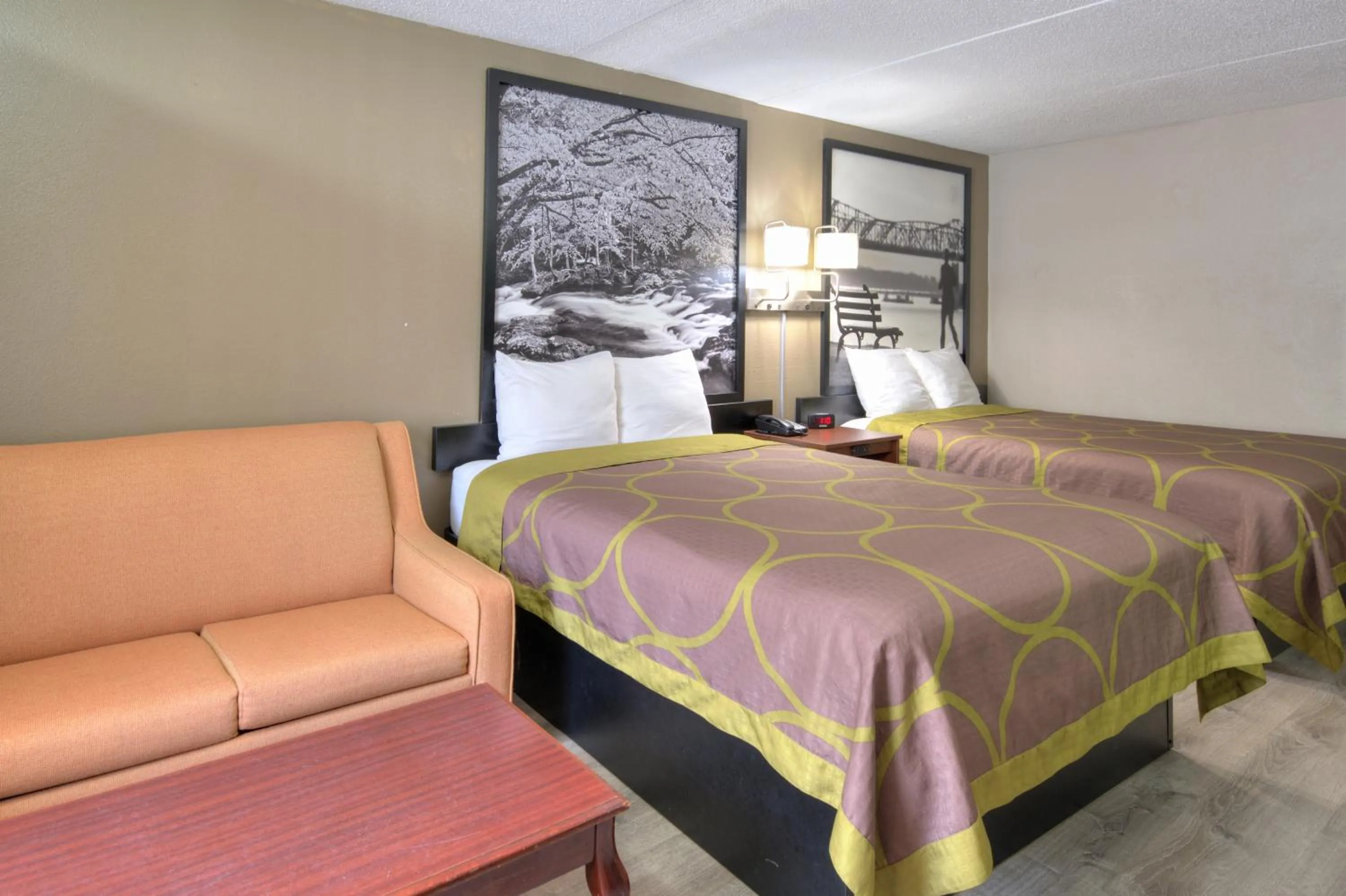 Bed in Super 8 by Wyndham Knoxville West/Farragut