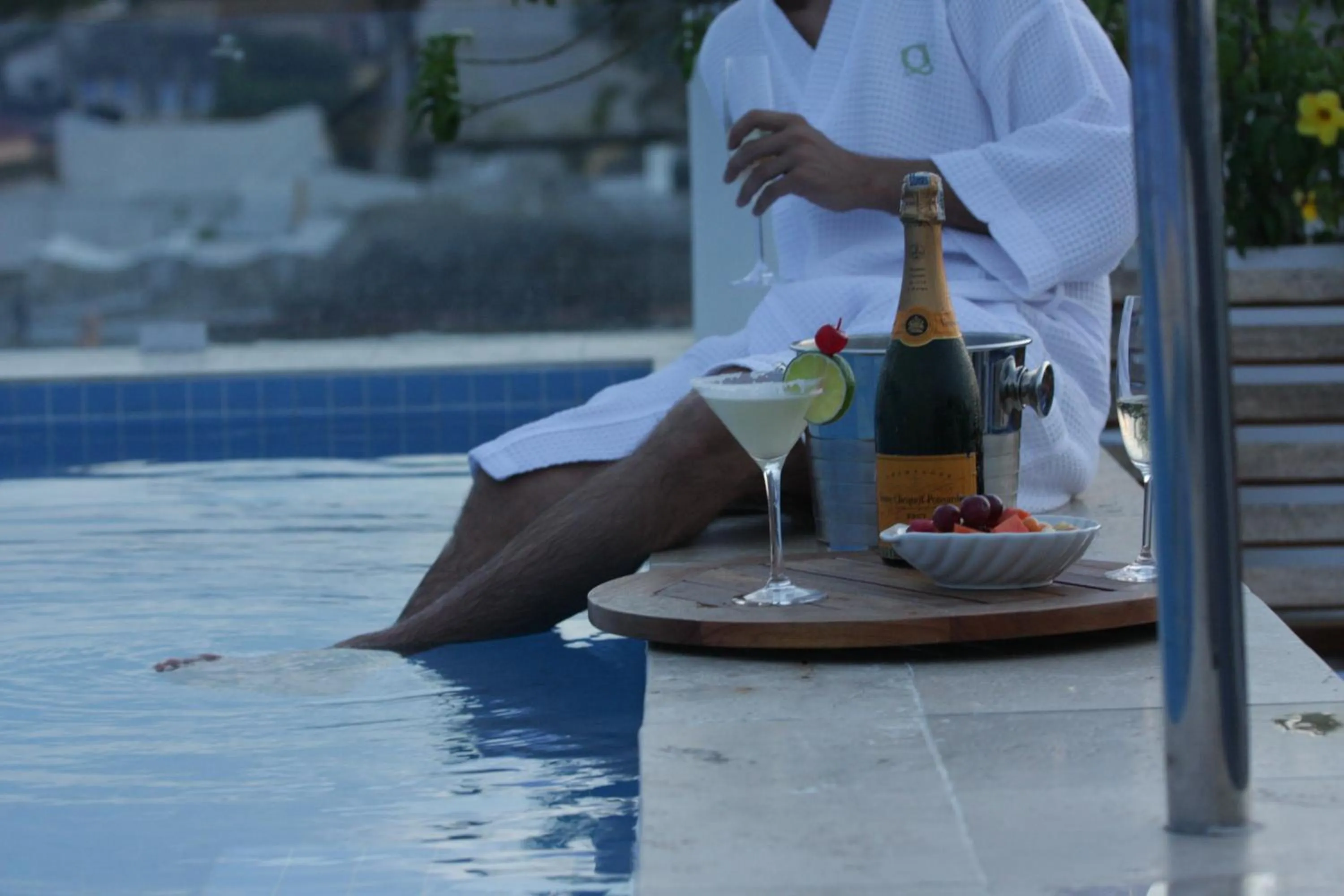 Swimming pool in Hotel Casa Quero