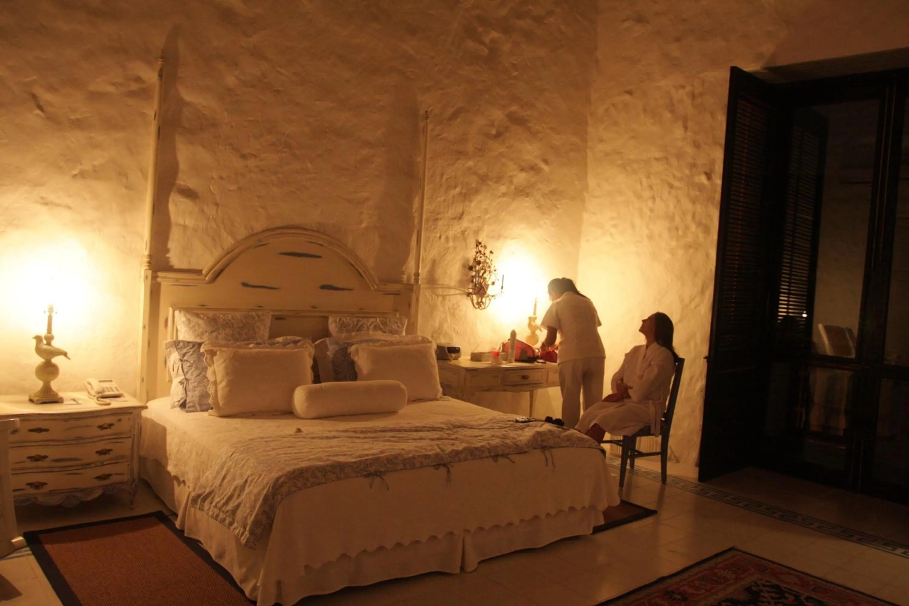 Bed in Hotel Casa Quero