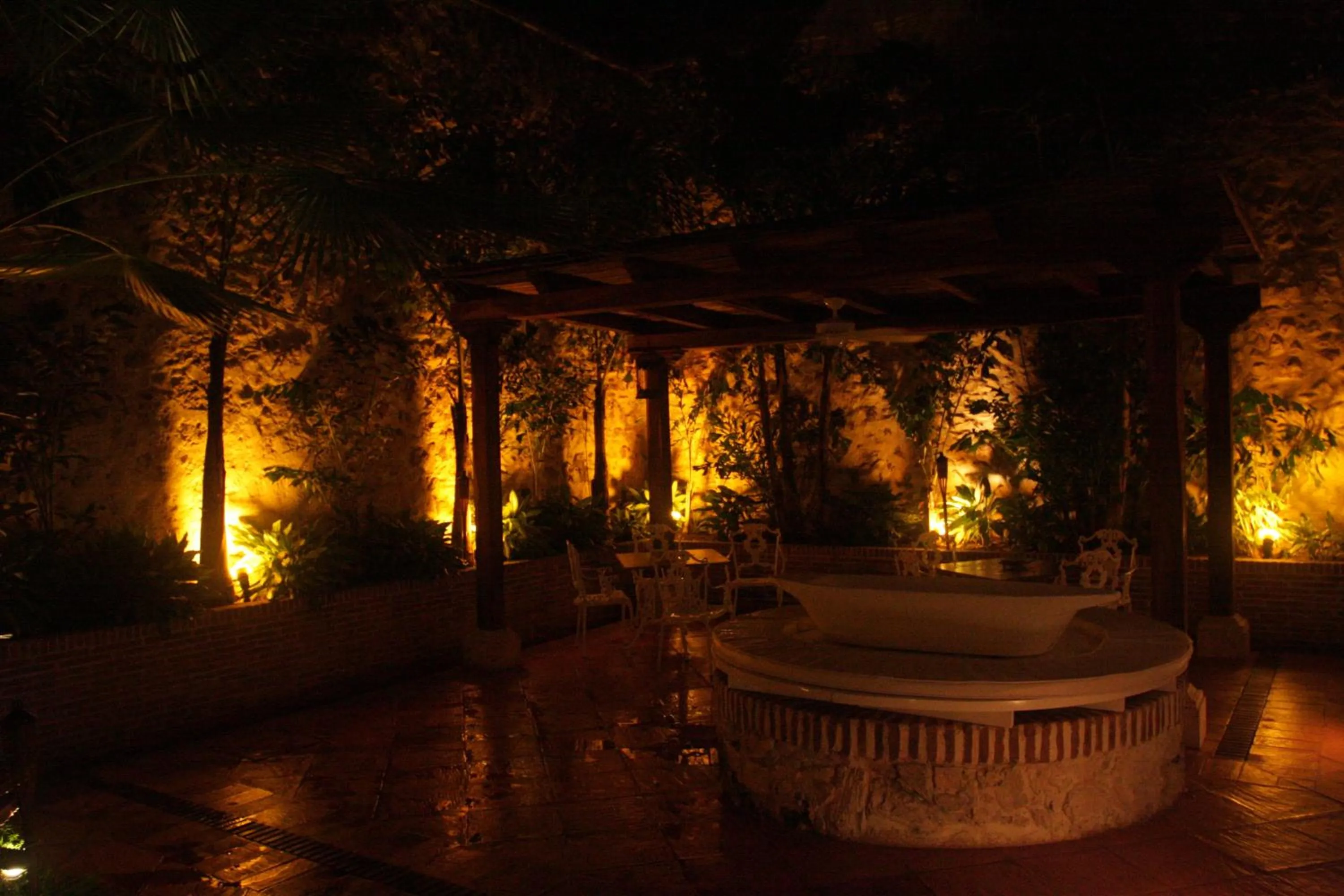 Garden in Hotel Casa Quero