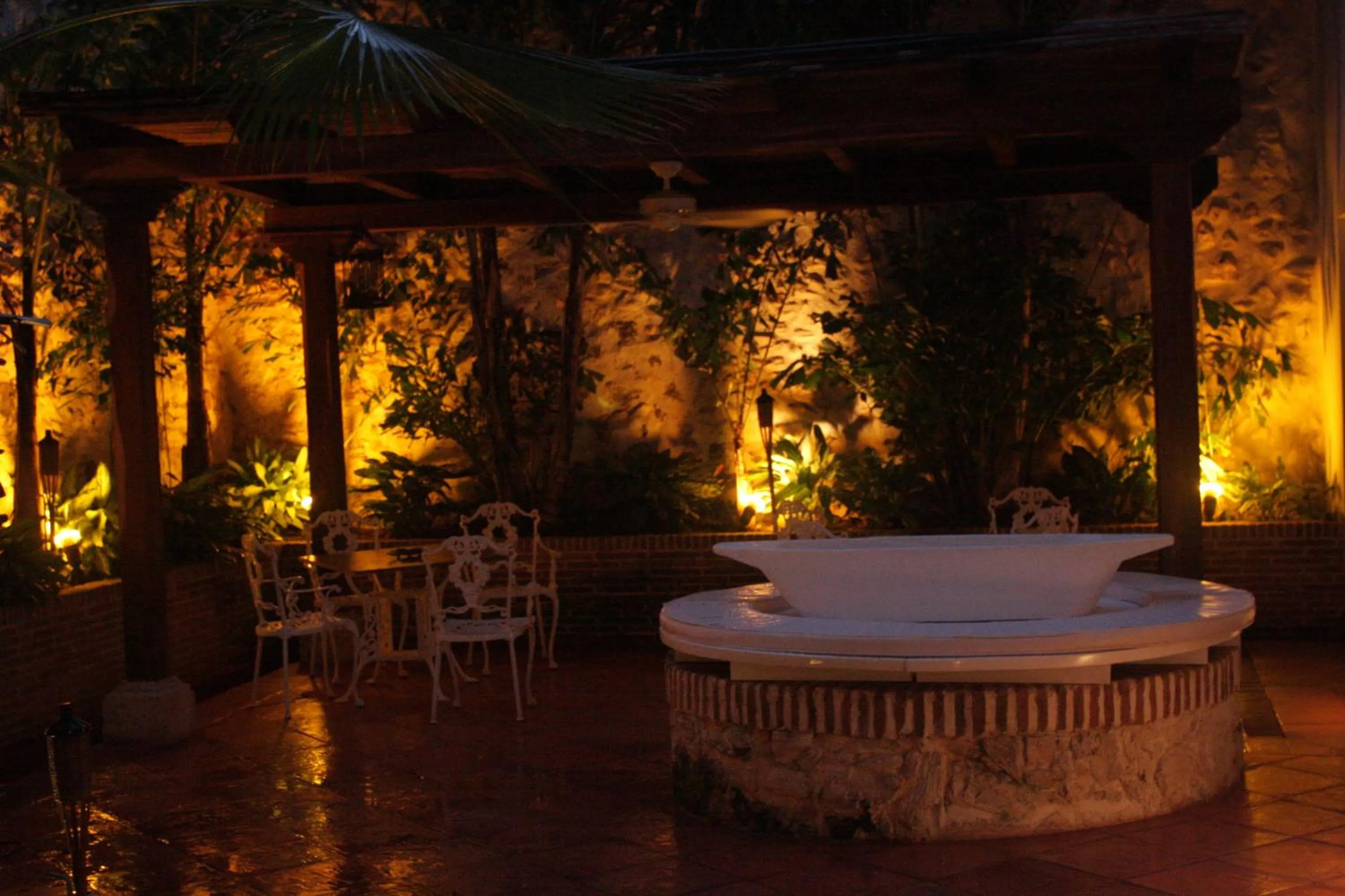 Garden in Hotel Casa Quero