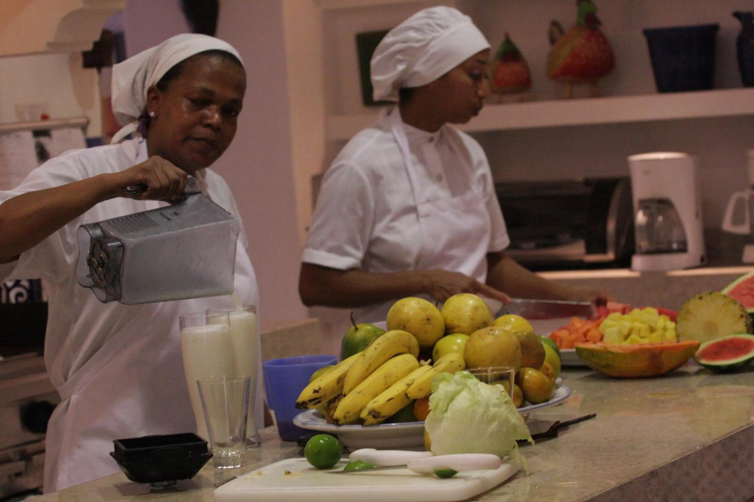 Food and drinks in Hotel Casa Quero