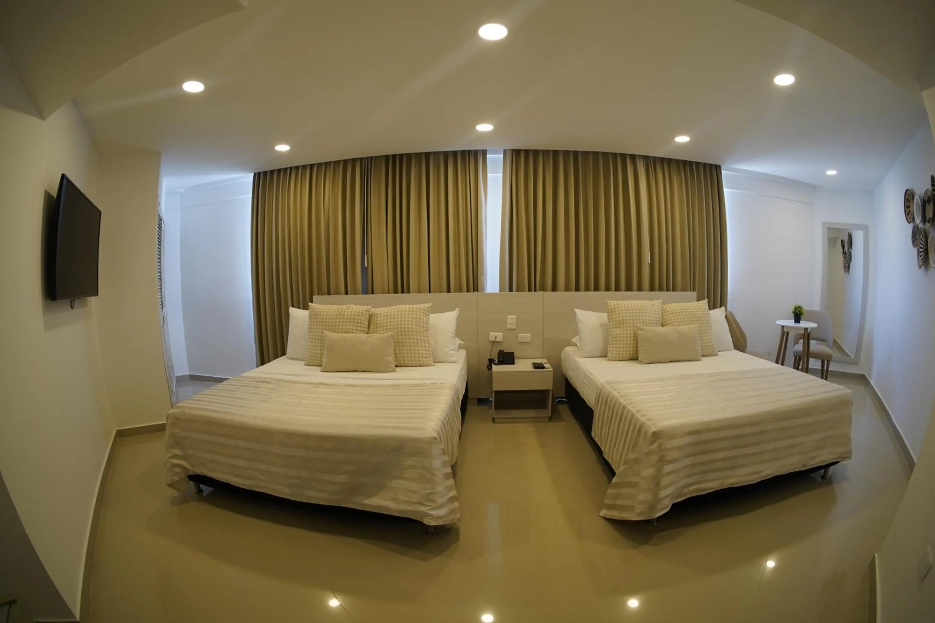 Bed in Hotel Dorado Plaza Bocagrande - All Inclusive