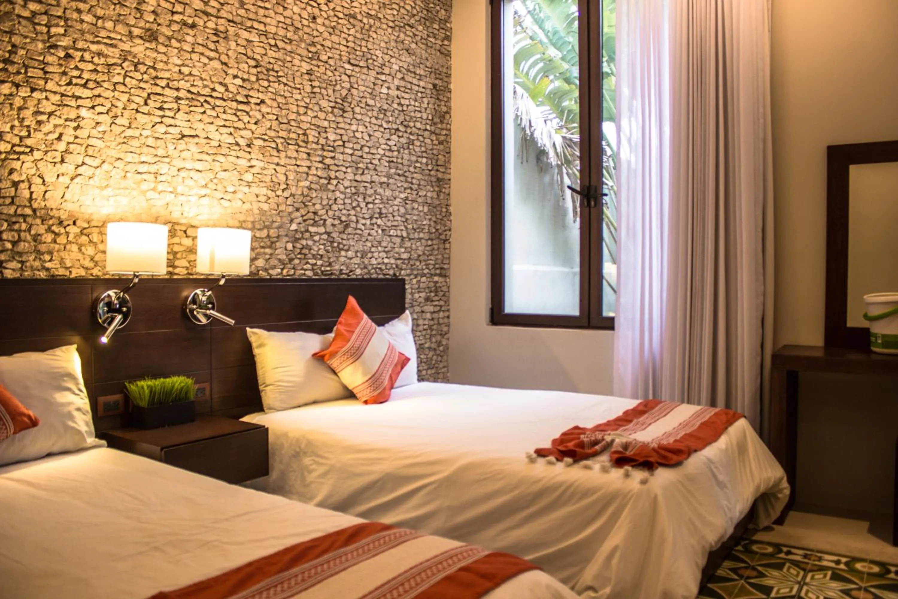 Bed in Hotel Marionetas