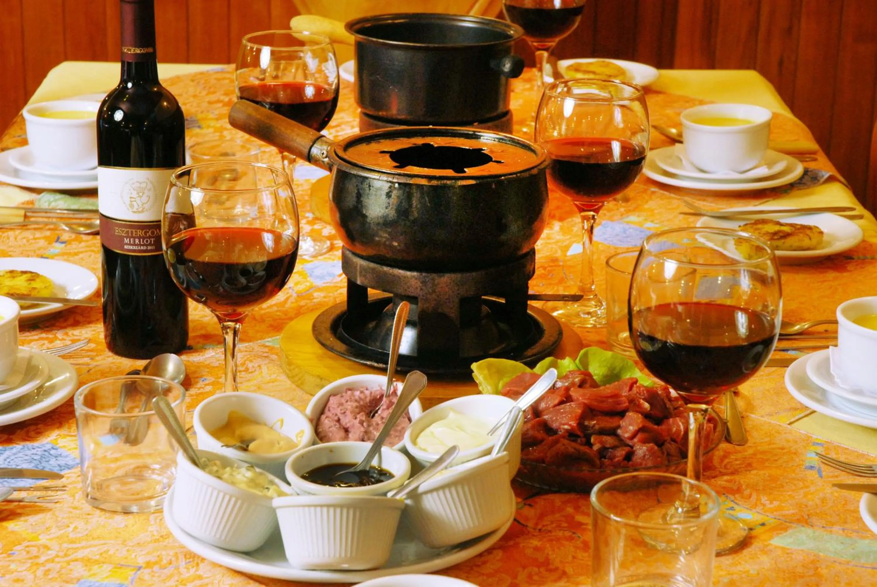 Food and drinks in Hotel Bucsky