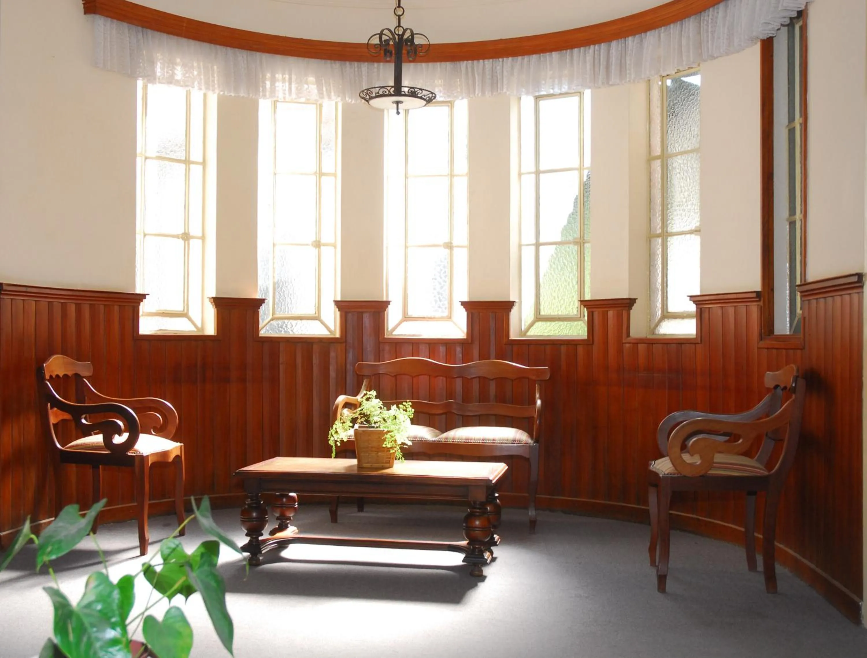 Seating area in Hotel Bucsky