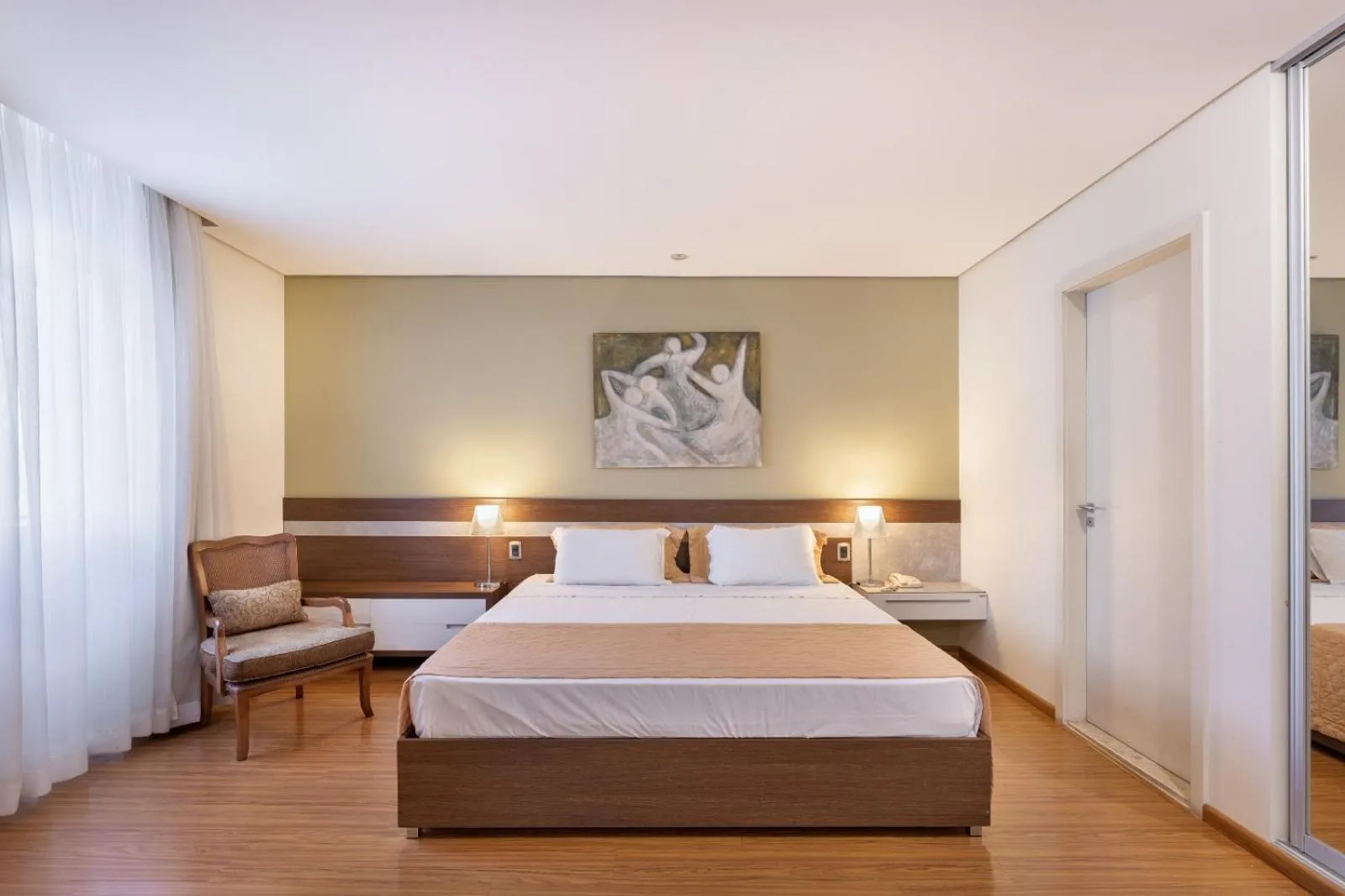 Bed in Hotel Crystal