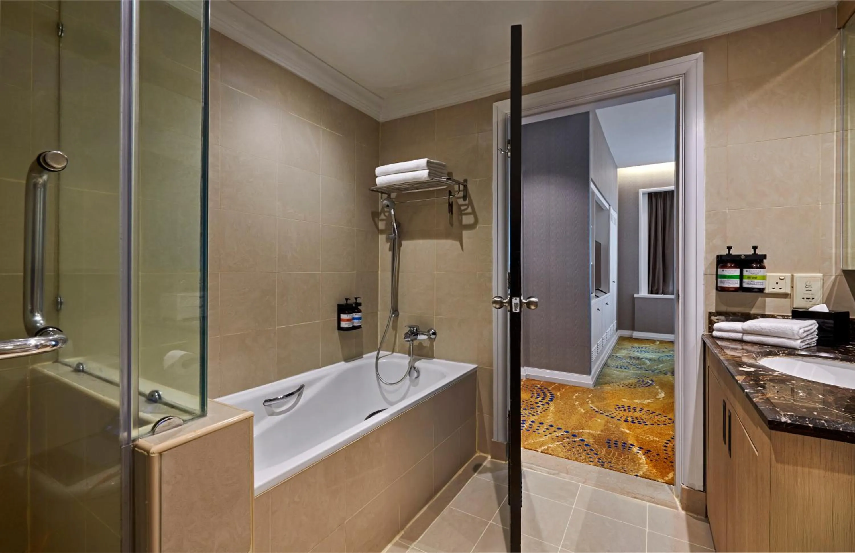 Bathroom in Pullman Kuala Lumpur City Centre Hotel & Residences