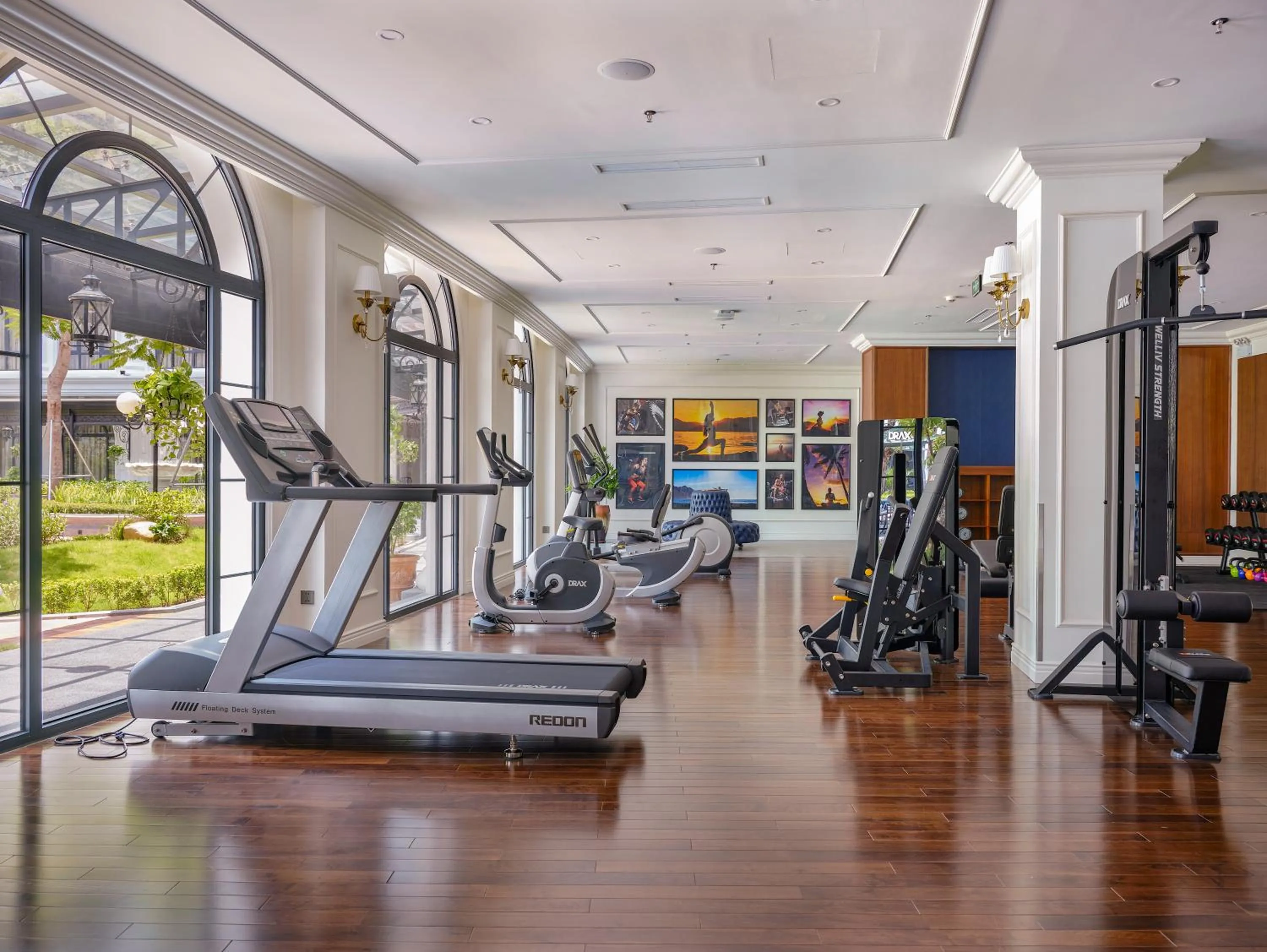 Fitness centre/facilities in Silk Path Grand Hue Hotel