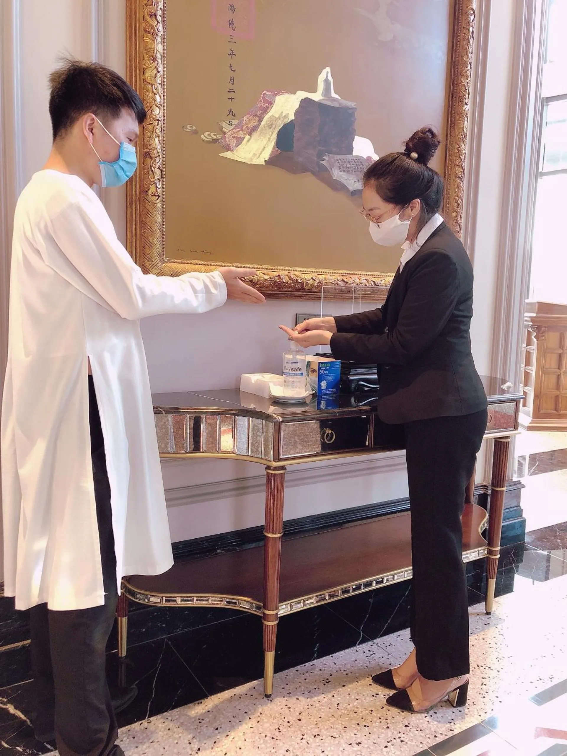 Staff in Silk Path Grand Hue Hotel